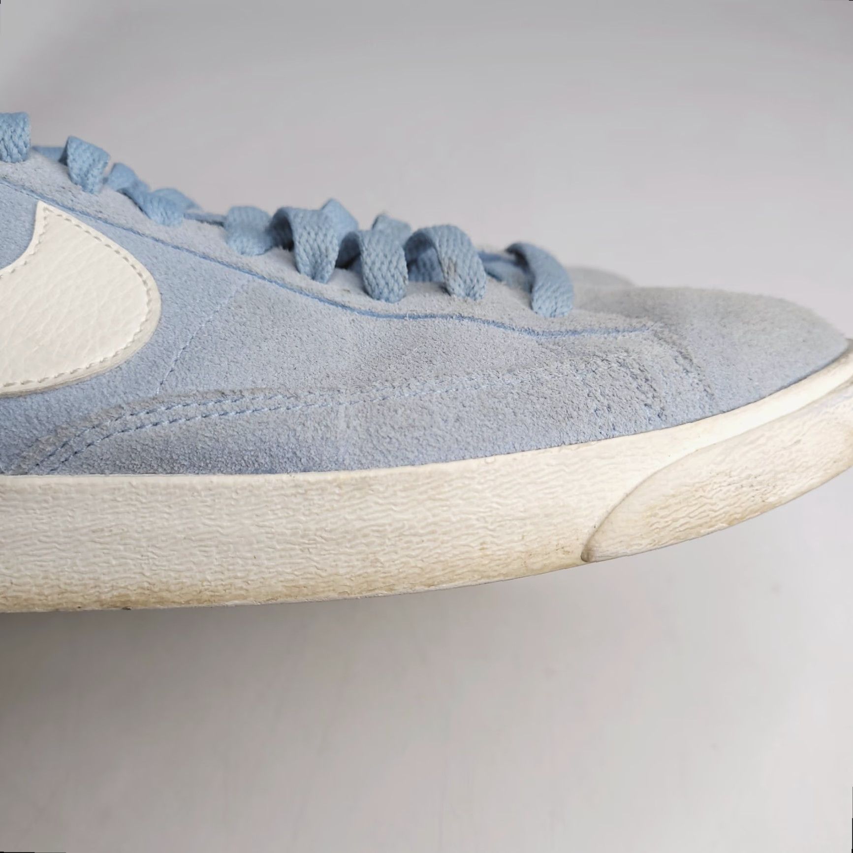 Nike Nike Blazer Low Sneaker Womens 9 Blue Suede Athletic Shoes Shoes Blues Women 90s? Size M / US 6-8 / IT 42-44 - 3 Thumbnail