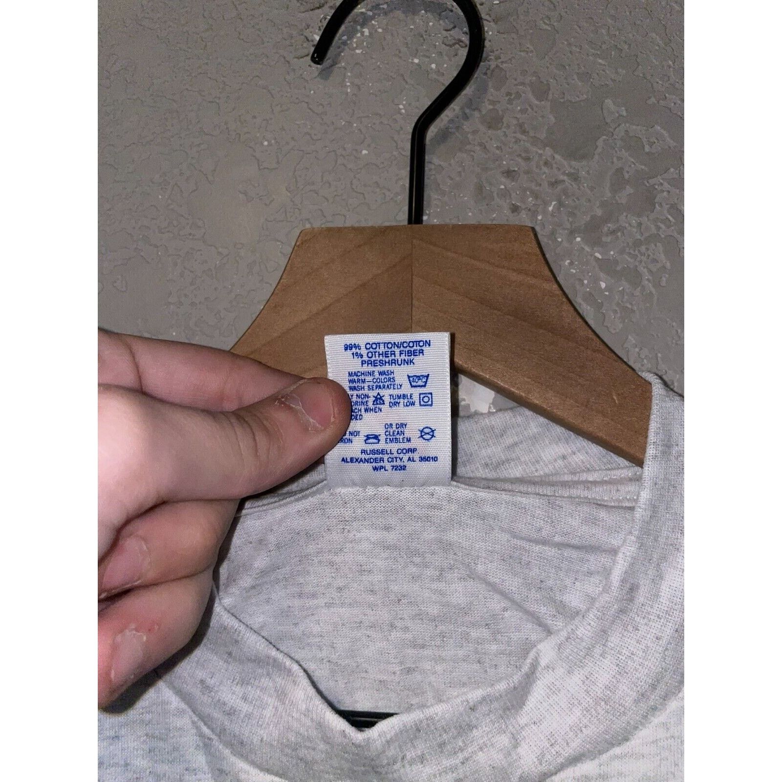 Jerzees Vintage San Fran Francisco Shirt Gray Tee Test Print VTG M Size US M / EU 48-50 / 2 - 5 Thumbnail