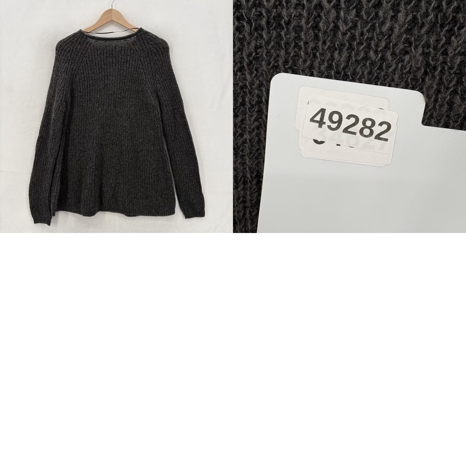 Vintage Sonoma Sweater Womens Small Gray Cable Knit Raglan Pullover Cozy Warm Casual Size S / US 4 / IT 40 - 9 Thumbnail