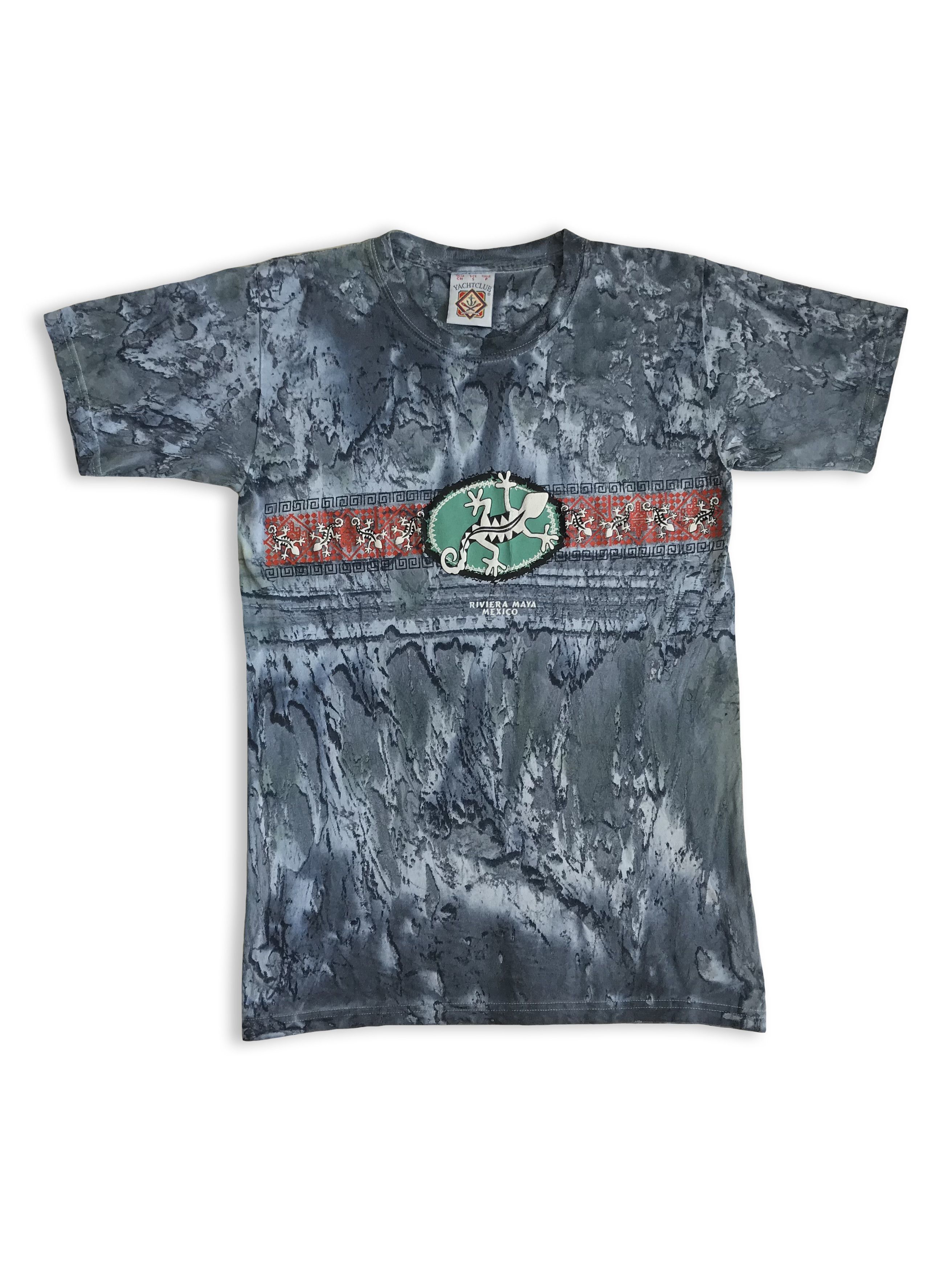 Vintage Vintage 90s RIVIERA MAYA Mexico t shirt Retro Tie Dye Y2K Size US S / EU 44-46 / 1 - 1 Thumbnail
