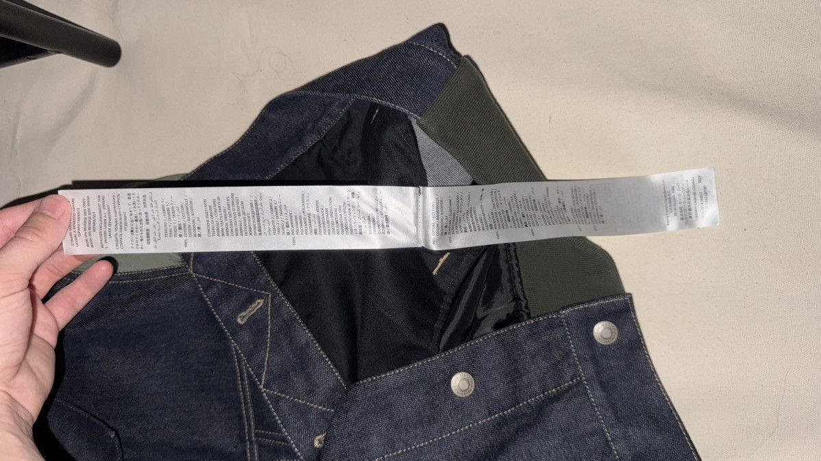 Alexander McQueen Alexander McQueen MA-1 Sleeve Denim Jacket Size US L / EU 52-54 / 3 - 12 Thumbnail