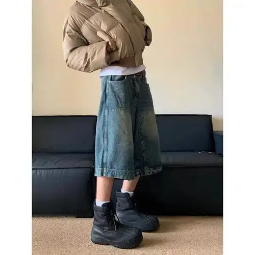 Other Street washed distressed casual denim shorts Size US 32 / EU 48 - 1 Thumbnail