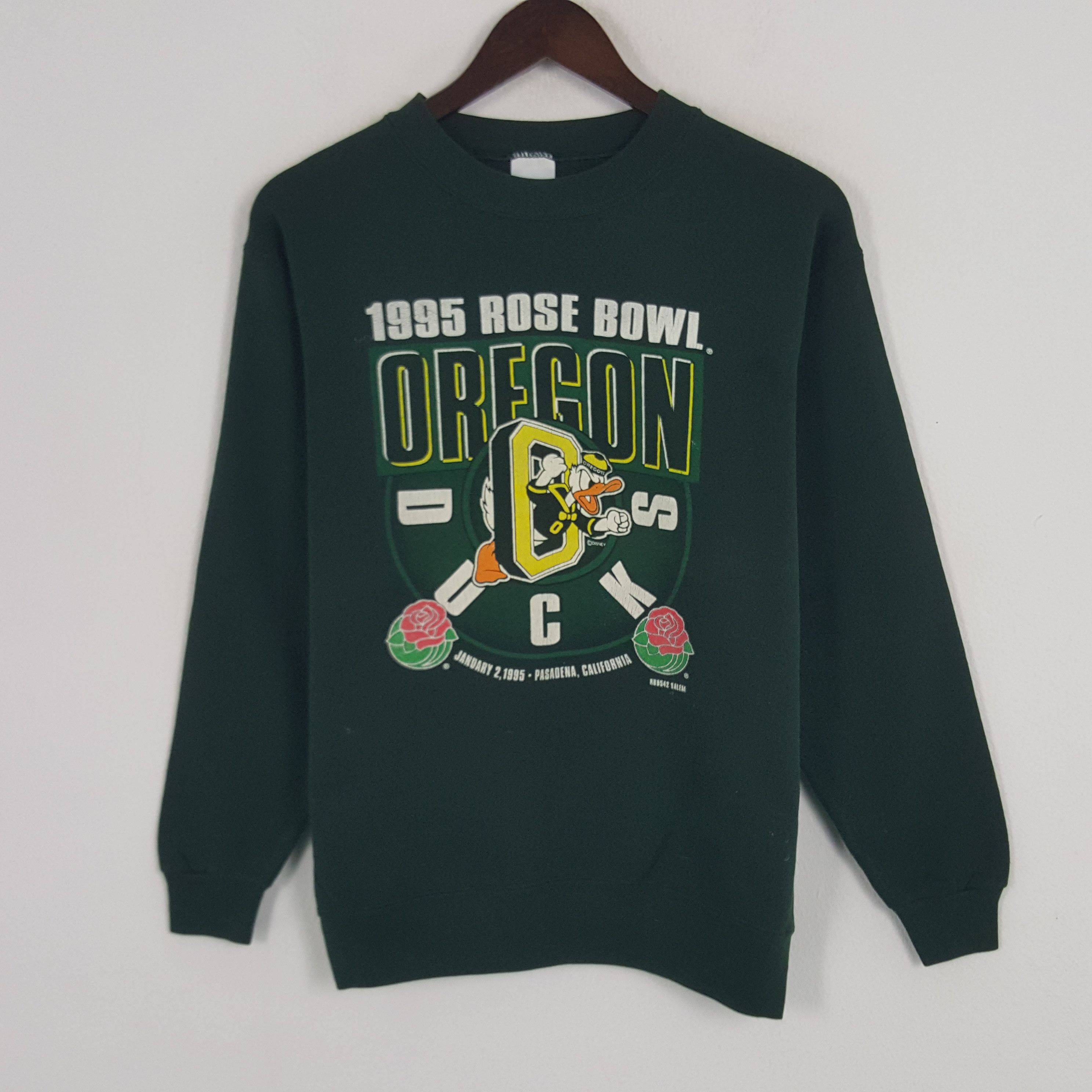 Salem Sportswear × Vintage Vintage 1995 Rose Bowl Oregon Sweatshirt Size US S / EU 44-46 / 1 - 1 Thumbnail
