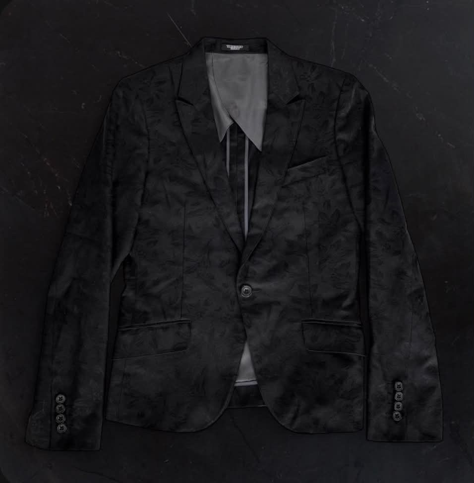 Tornado Mart Tornado Mart Floral Jacquard Blazer Size 36S - 1 Thumbnail
