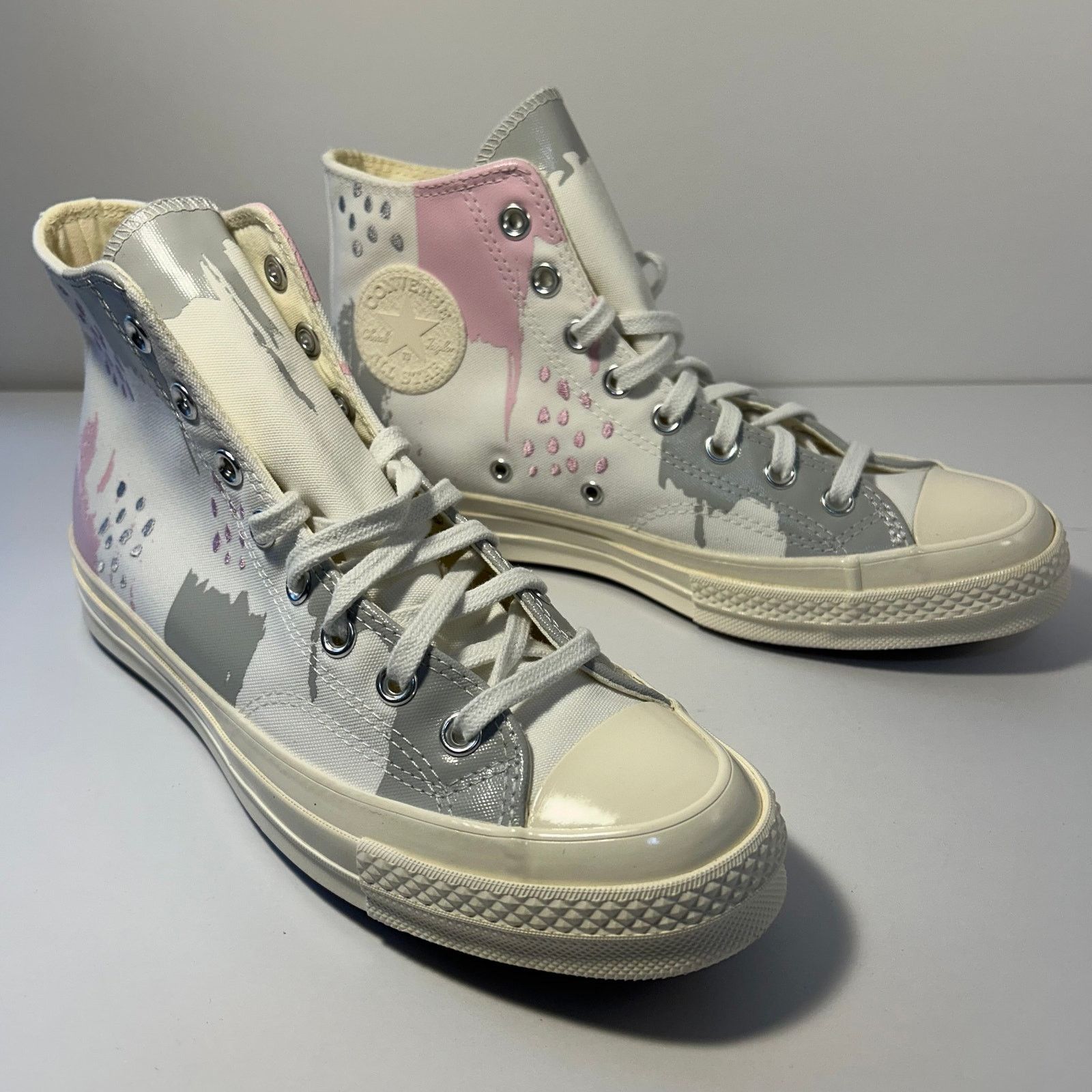 Converse Converse Chuck 70 Hi Abstract Print Sneakers M8.5 W10.5 Size US 10.5 / IT 40.5 - 1 Thumbnail