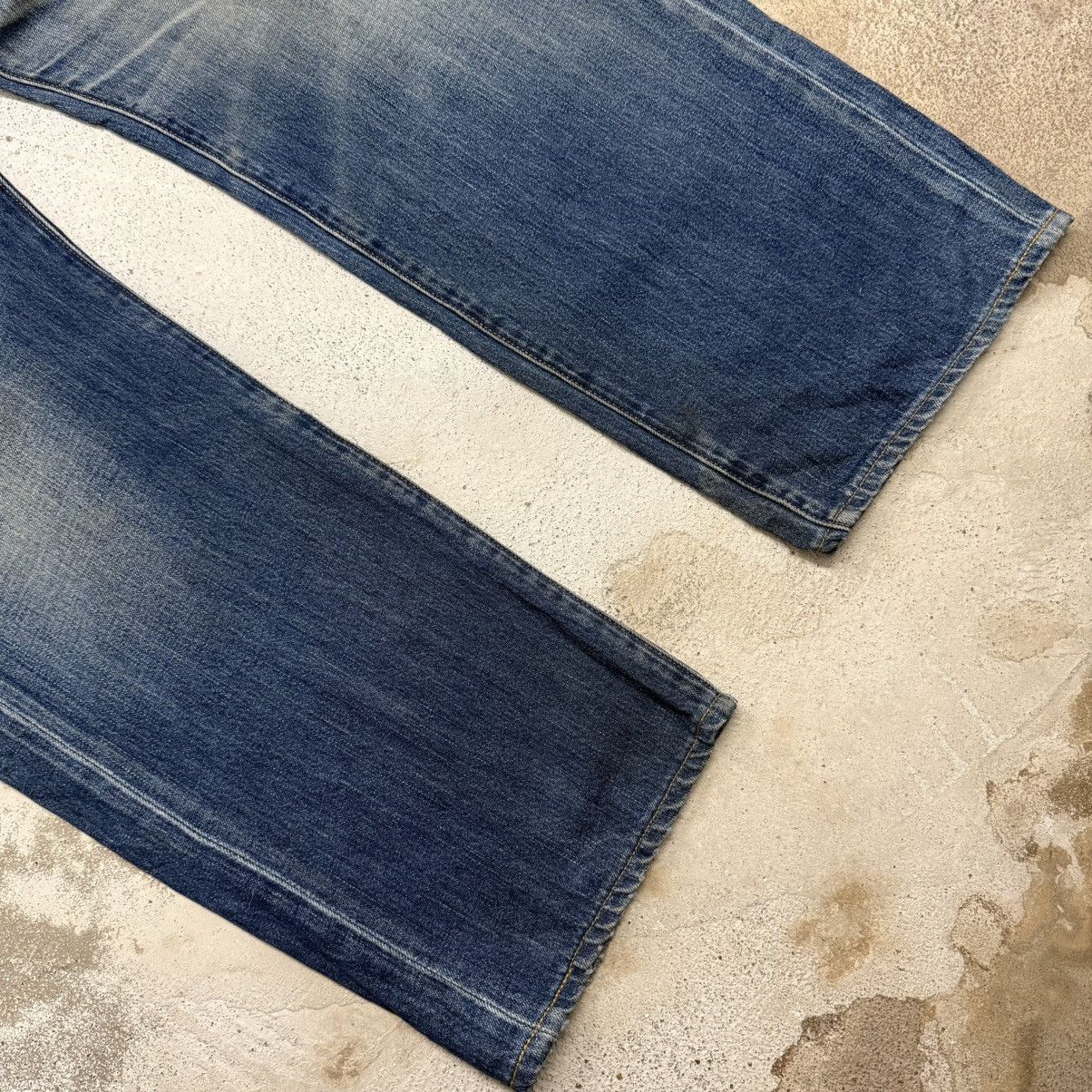 Levi's Levis 505 Distressed Whiskering Denim Pants Size US 42 / EU 58 - 5 Thumbnail