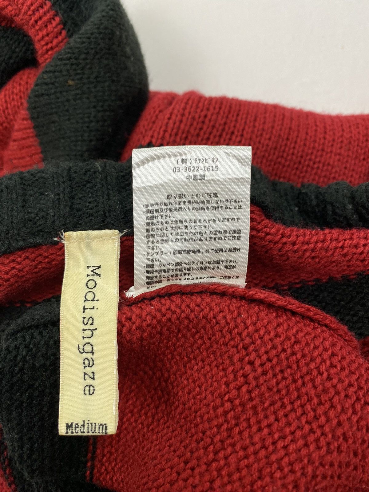 Japanese Brand Modishgaze Distressed Knit Sweater Size US M / EU 48-50 / 2 - 9 Thumbnail