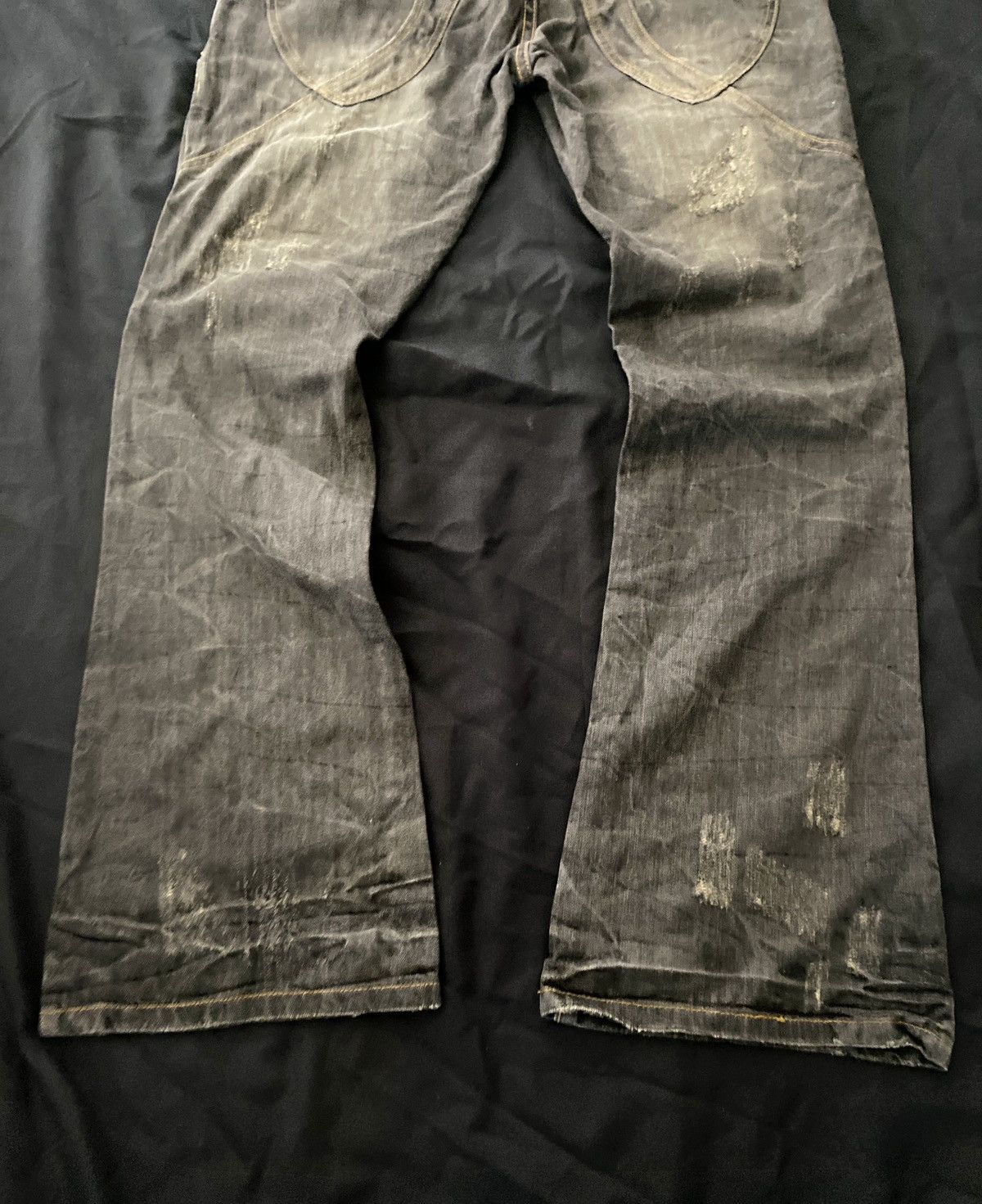 K-Two Studios Japanese Double Waist Flared Seditionaries Jeans Size US 33 - 4 Thumbnail