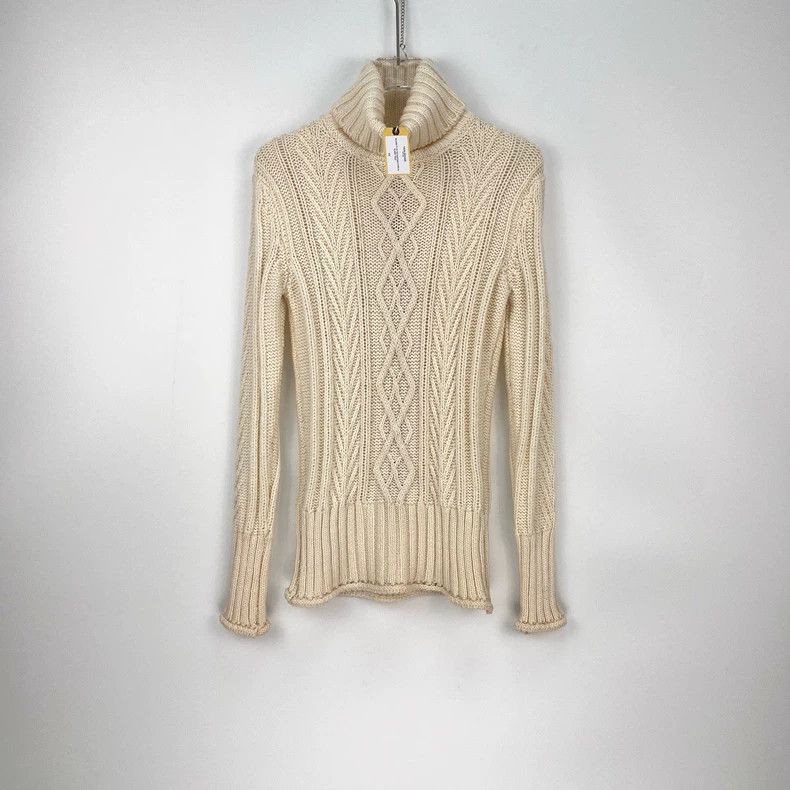 Thom Browne Thom Browne Size 38Beige classic logo twist wool sweater 25 Size US XXS / EU 40 - 3 Thumbnail