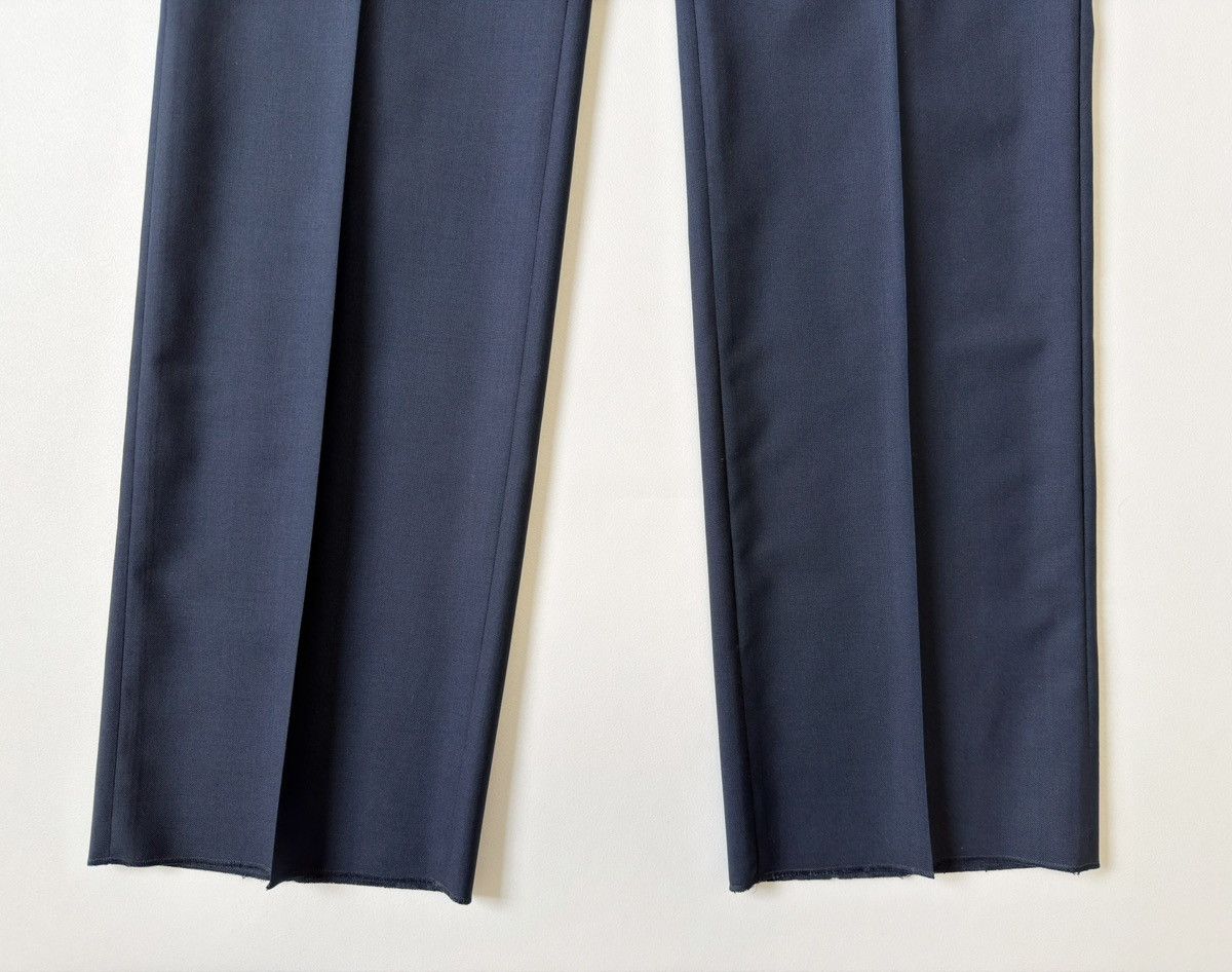 Maison Margiela S/S 18 Straight Leg Blue Wool Trousers Size US 34 / EU 50 - 11 Thumbnail