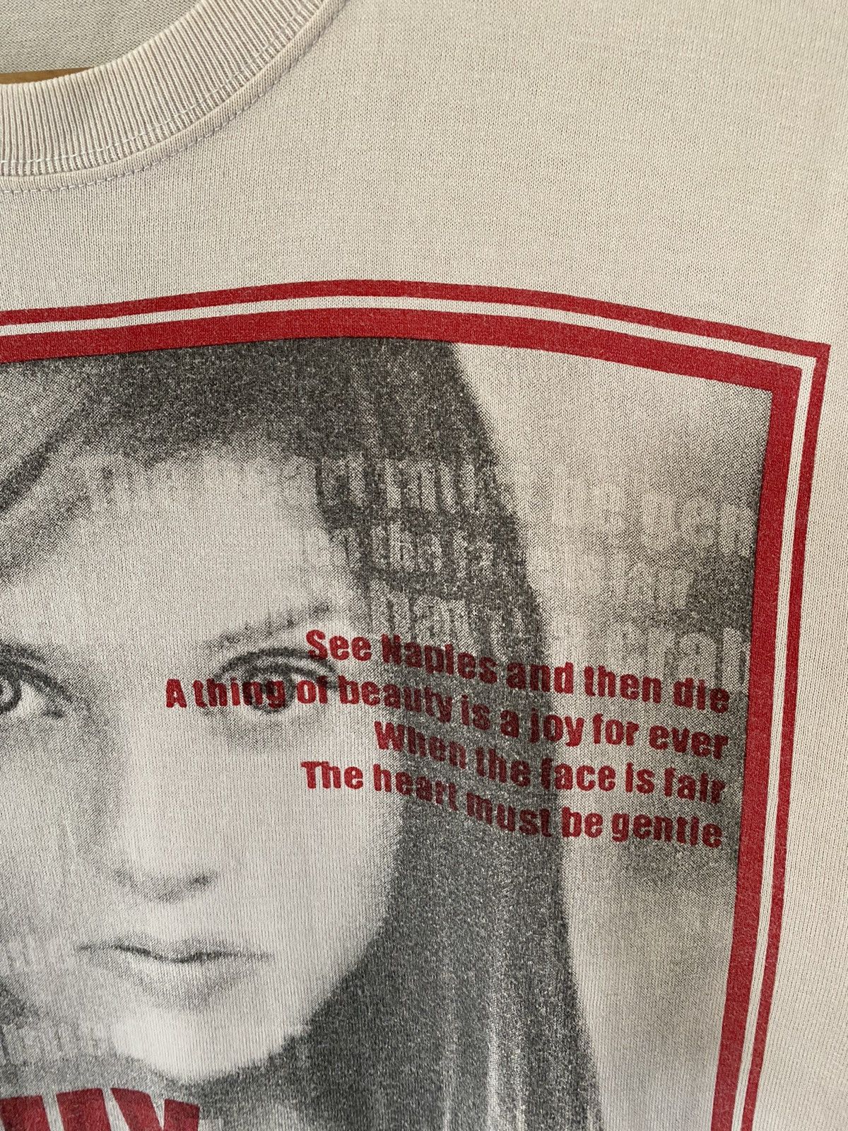 Hysteric Glamour 2000s Modish Style Japan France Poem tee Size US M / EU 48-50 / 2 - 6 Thumbnail