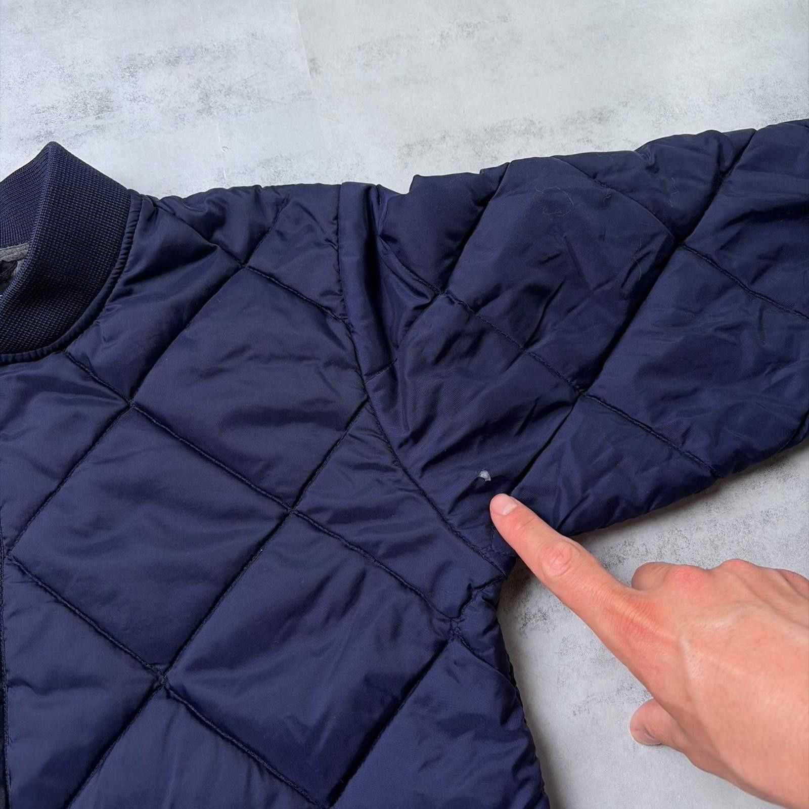 Dickies Y2K Navy Dickies Workwear Quilted Puffer Bomber Jacket Size M / US 6-8 / IT 42-44 - 7 Thumbnail