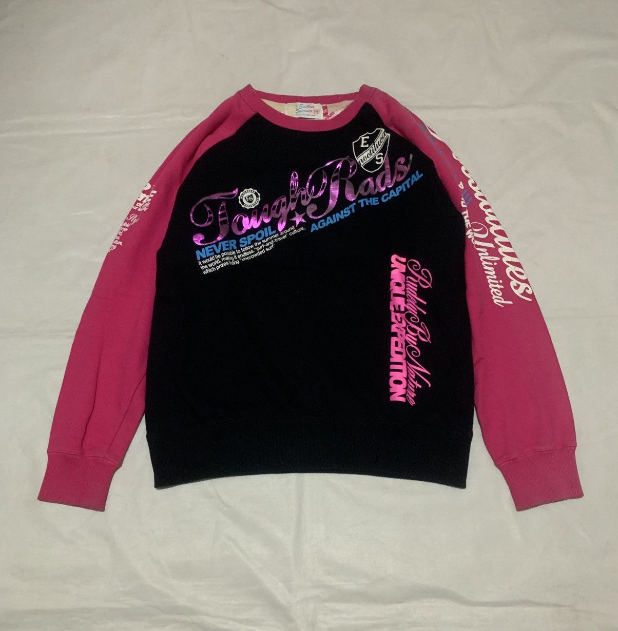 Japanese Brand Japanese Tough Rads Poem Crewneck Sweatshirt Size M / US 6-8 / IT 42-44 - 1 Thumbnail