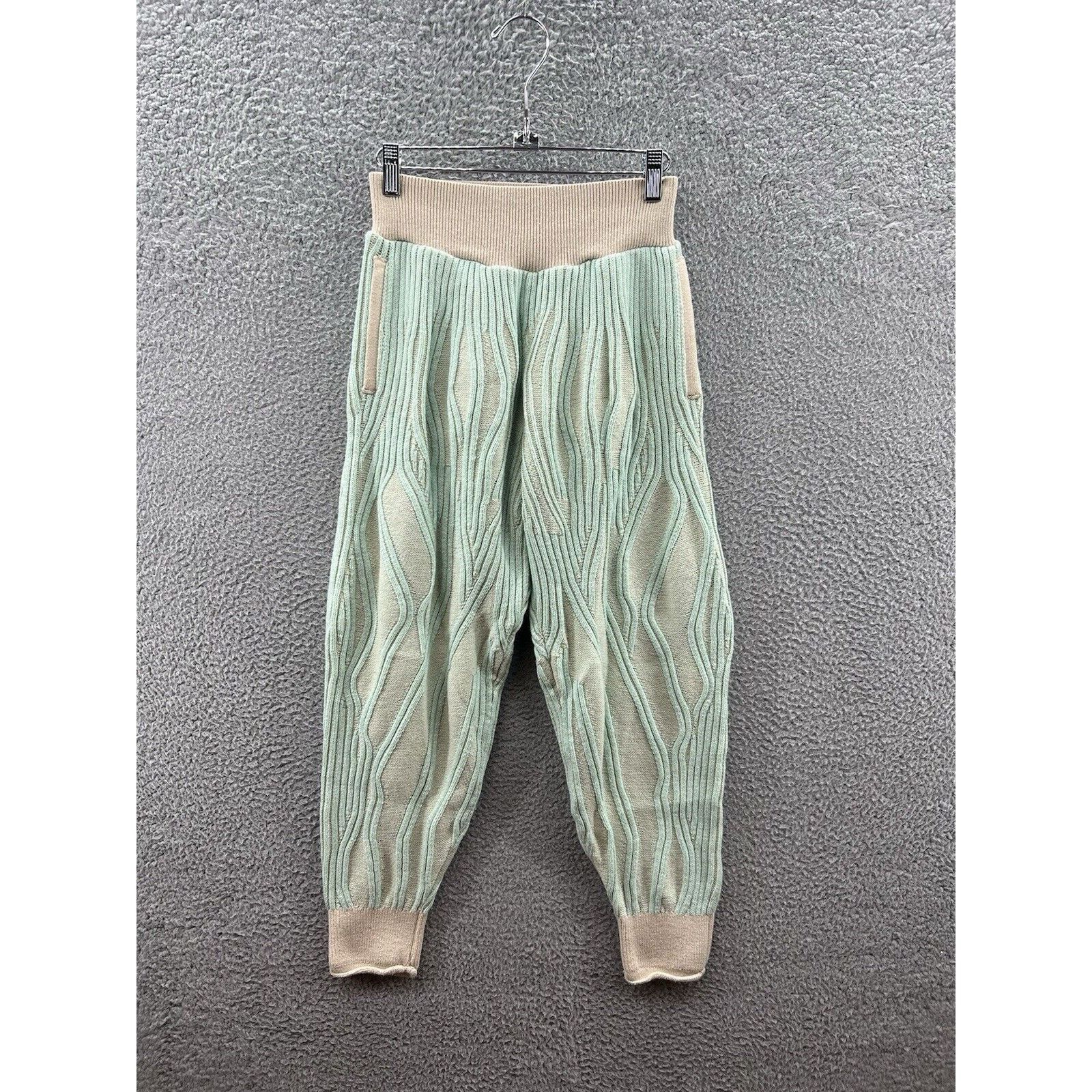 Nike Nike Yoga Jogger High Waist Wool Blend Knit Green Sz M $150 Size 26" / US 2 / IT 38 - 1 Thumbnail