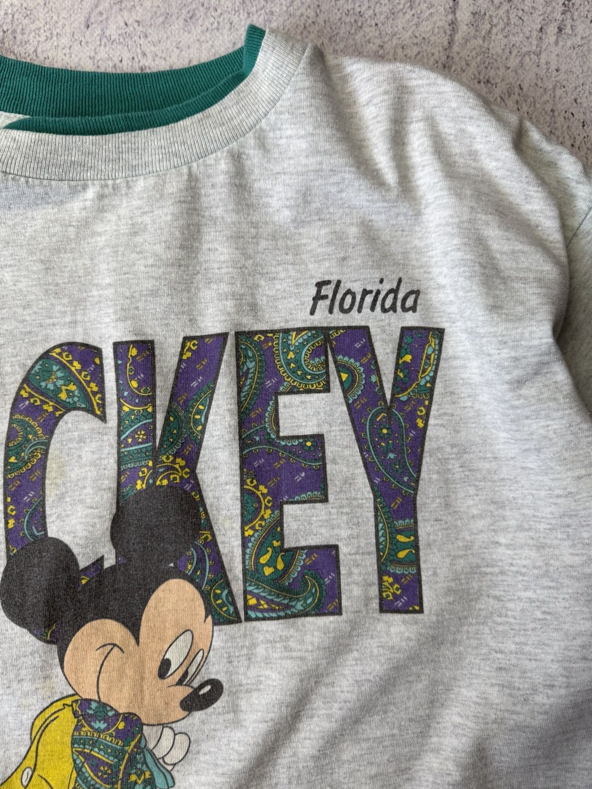 Mickey Mouse Vintage Mickey Mouse Florida T-Shirt 90s Rare Size US XL / EU 56 / 4 - 14 Thumbnail