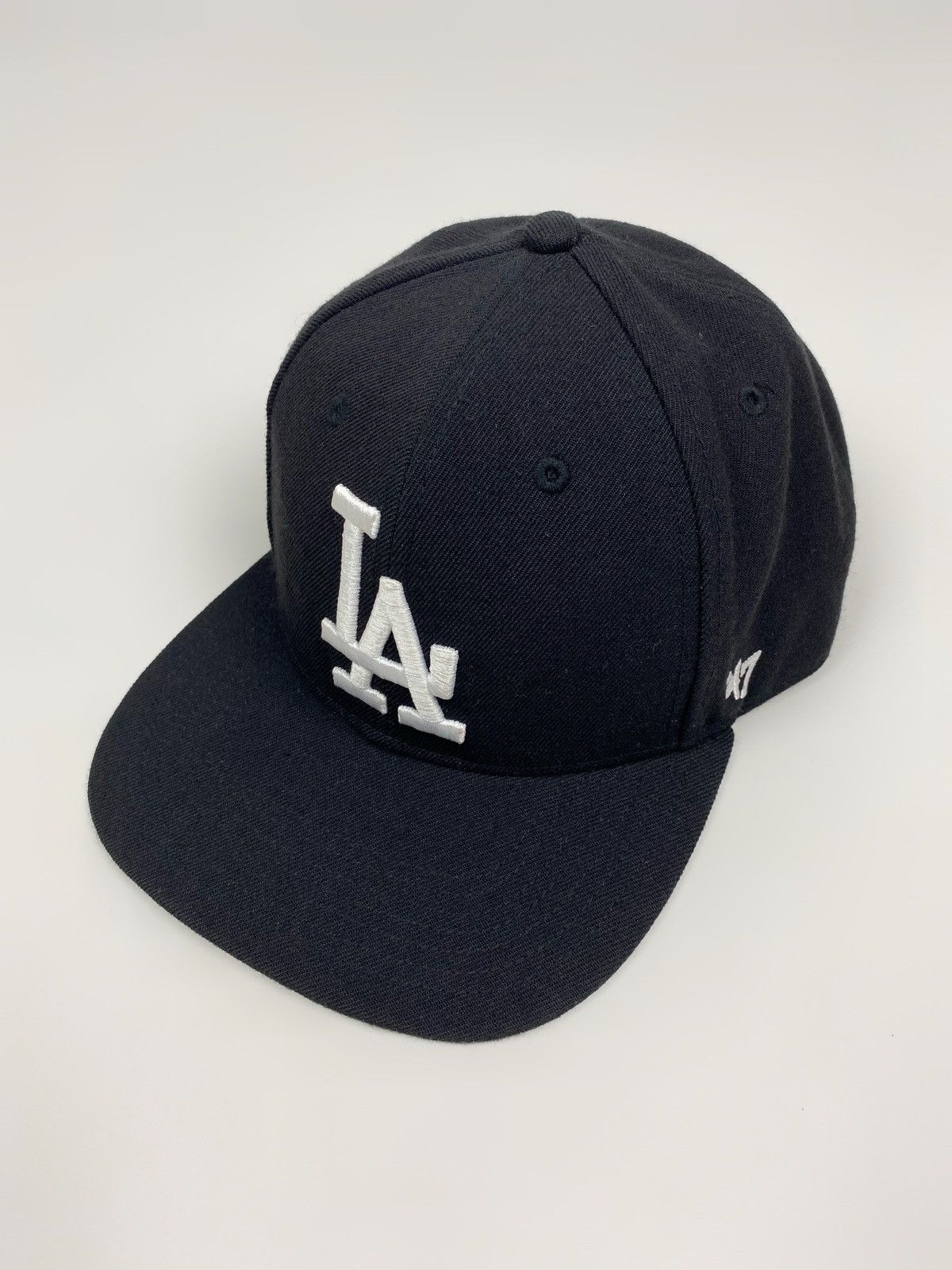 47 Brand 47 Brand LA Dodgers MLB Logo Snap Back Hat Size ONE SIZE - 1 Thumbnail
