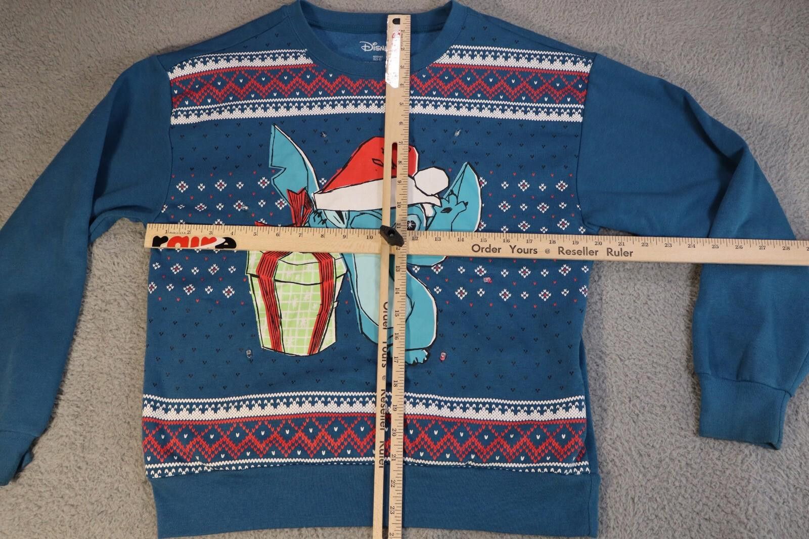 Disney Disney Christmas Lilo Sweatshirt Small 3-5 Blue Light Up Size S / US 4 / IT 40 - 4 Thumbnail
