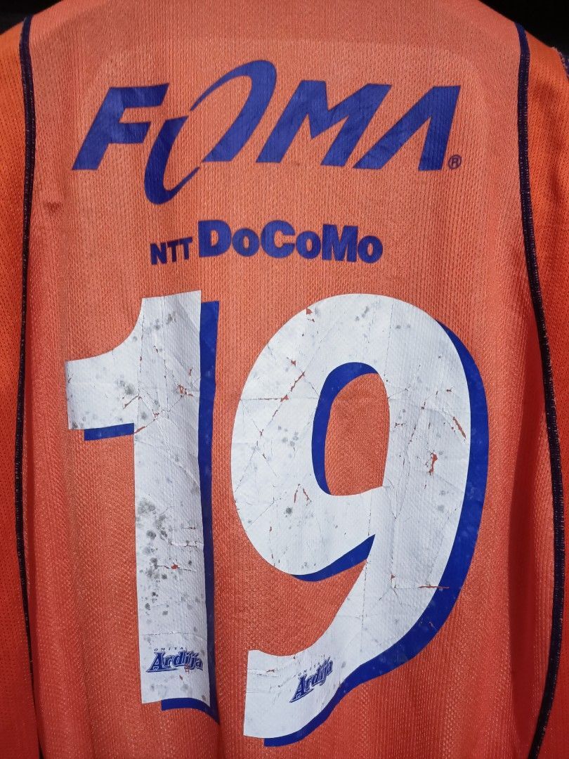 Mizuno Omiya Ardija 2004 Mizuno Home Jersey – #19 Retro Size US XL / EU 56 / 4 - 6 Thumbnail