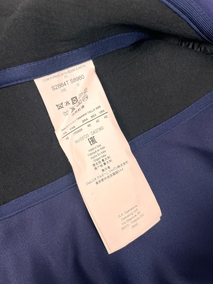 Emporio Armani SS2015 Emporio Armani Two Tone Blue & Black Asymmetrical Jacket Size M / US 6-8 / IT 42-44 - 10 Thumbnail