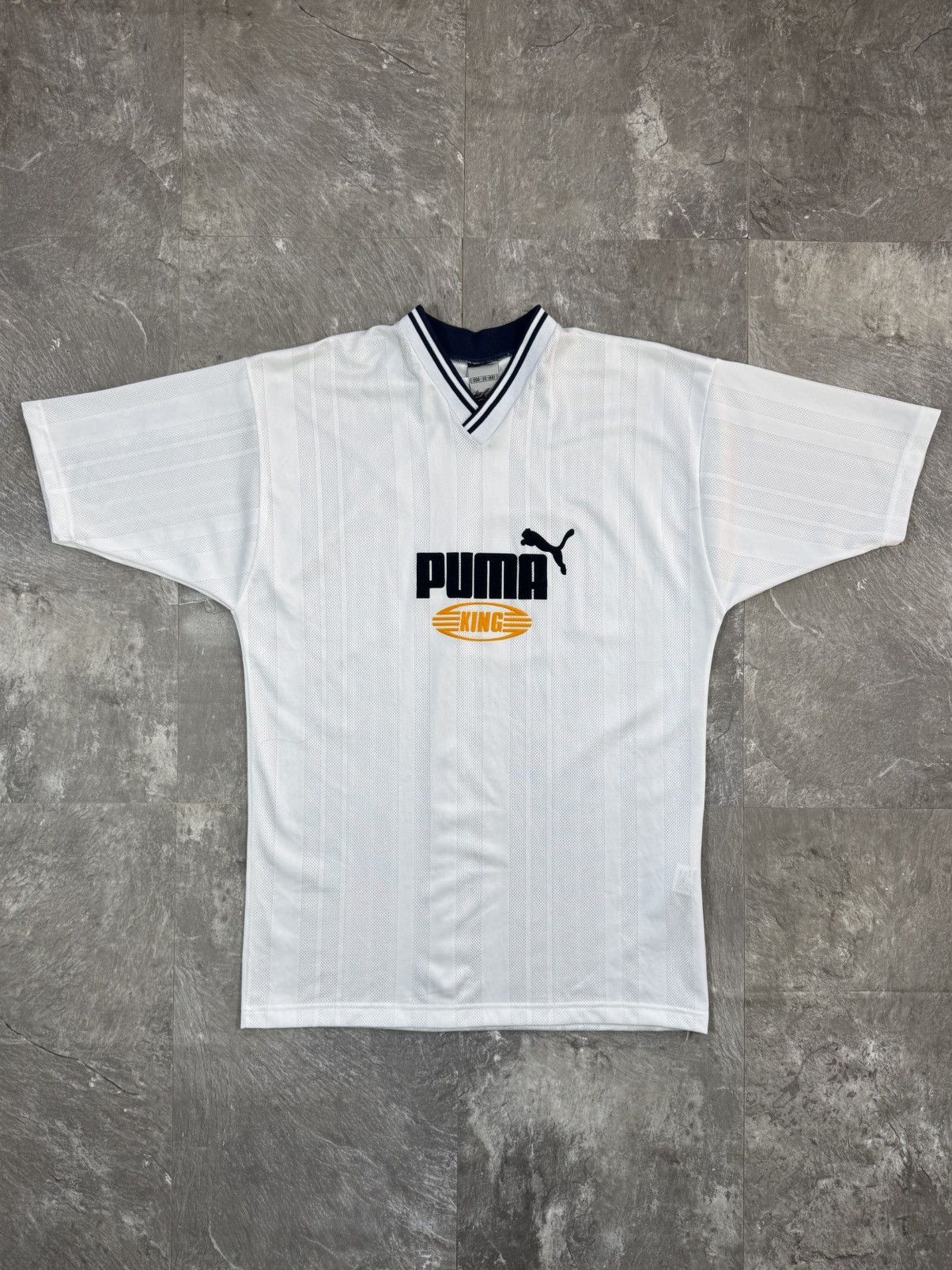 Puma Puma King Vintage 90s Big Logo Soccer Jersey Shirt Size S Size US S / EU 44-46 / 1 - 1 Thumbnail