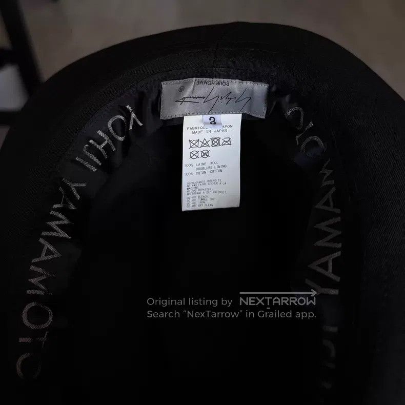 Yohji Yamamoto Yohji Yamamoto 17SS Wool Top Hat Western Hat Size ONE SIZE - 5 Thumbnail