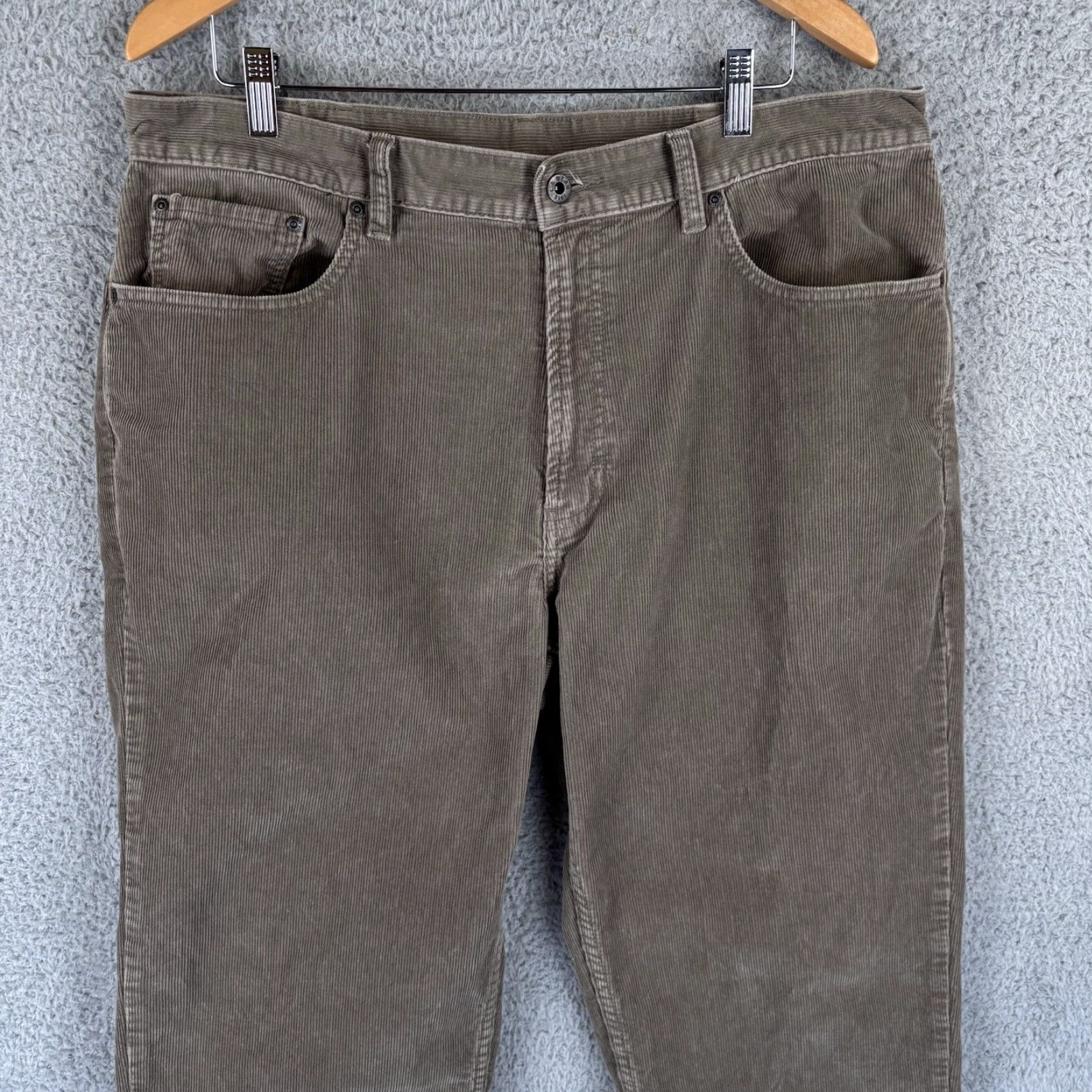 Vintage L.L. Bean Corduroy Pants Mens 38x32 Brown Cotton 5 Pocket Size US 38 / EU 54 - 2 Thumbnail