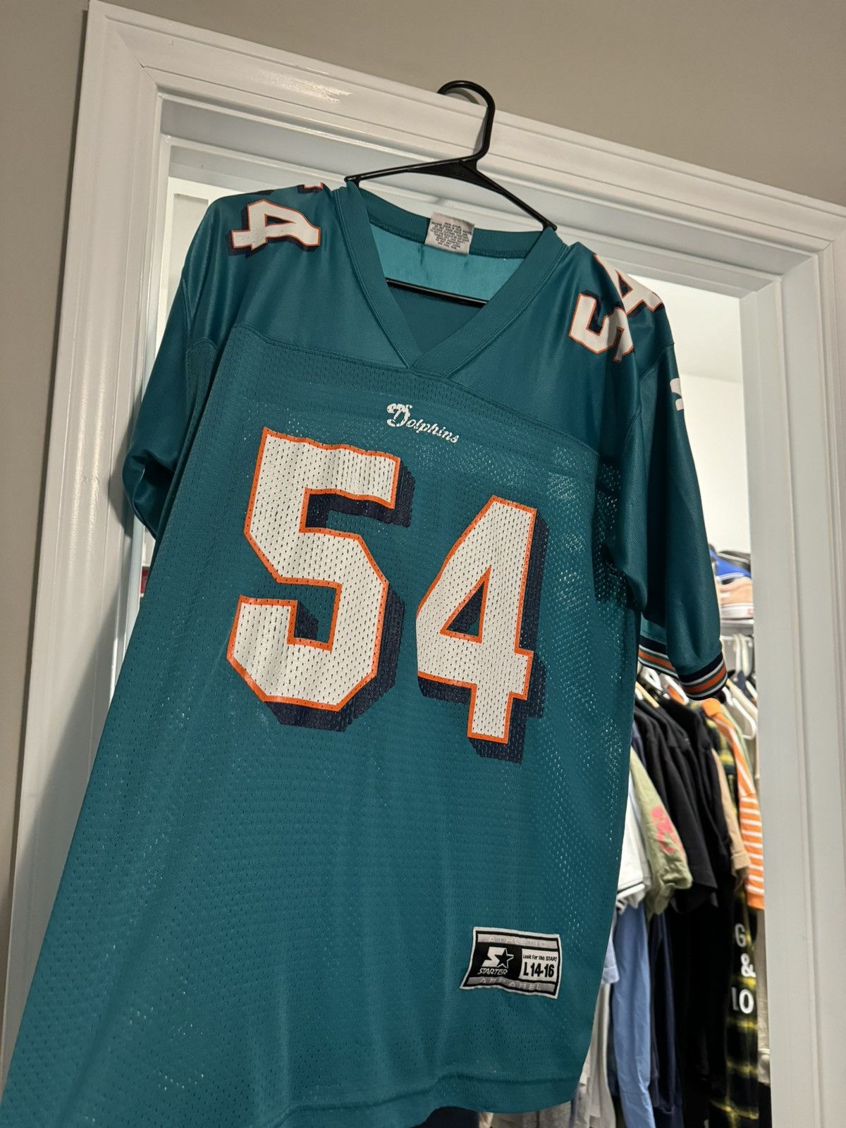Starter Starter Dolphins jersey Size US L / EU 52-54 / 3 - 2 Thumbnail