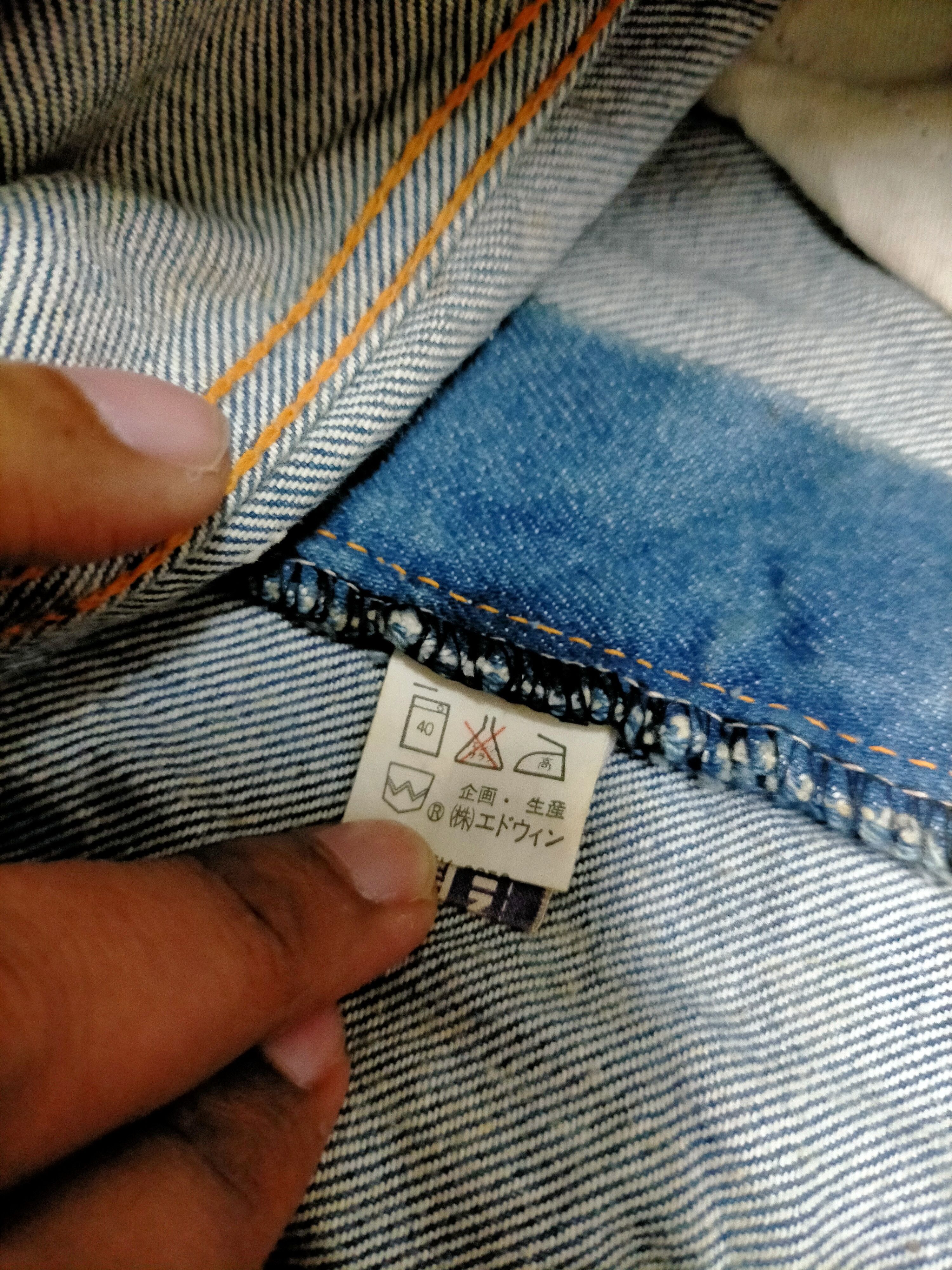 Edwin × Vintage 🔥Vintage 🔥Rare Edwin 1072 Baggy Wash Faded Jeans 80s Size US 29 - 10 Thumbnail