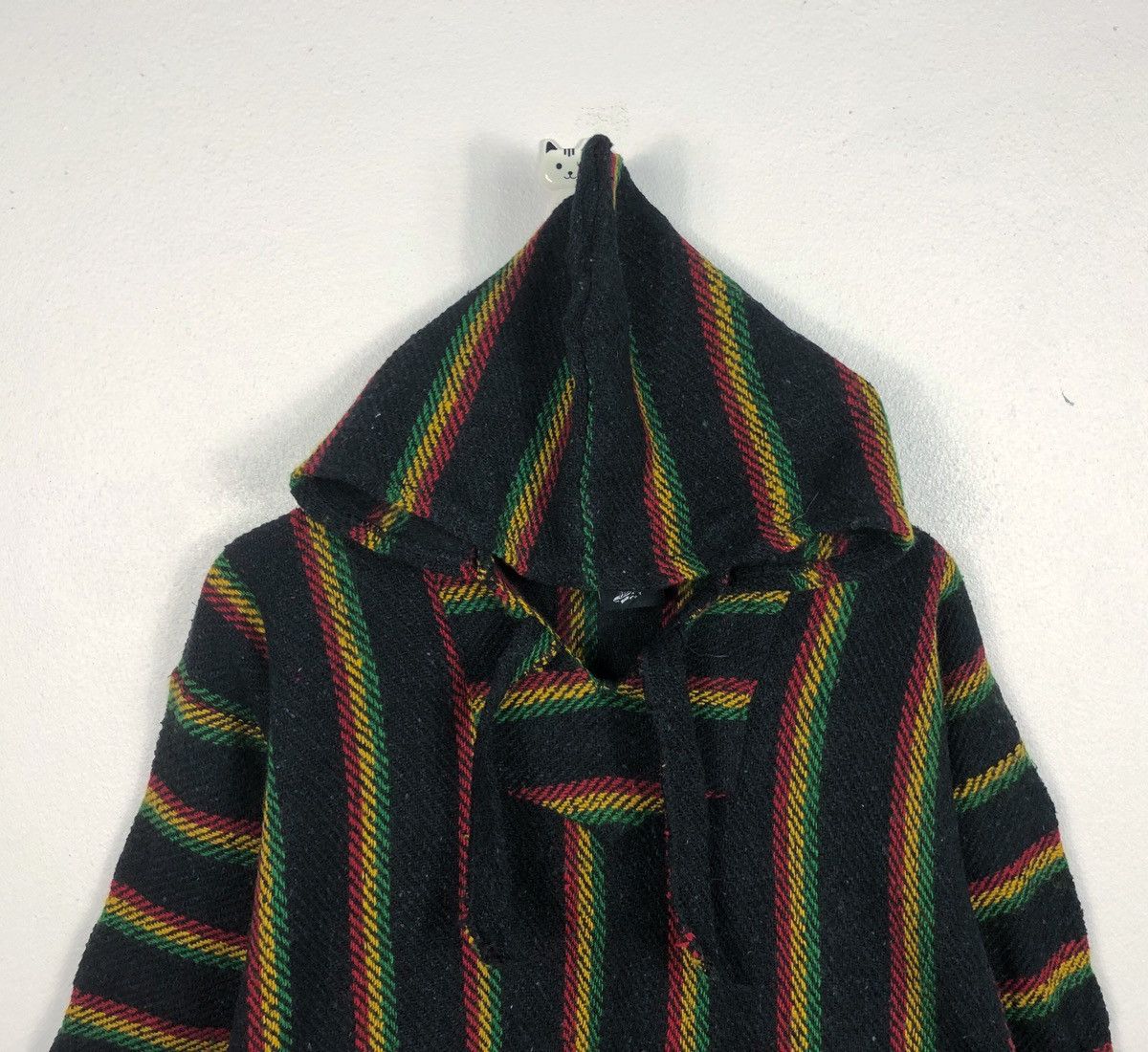 Mexican Threads Rare Vintage Baja Billy's Rasta Mexican Drug Rugs Hoodie Size US XL / EU 56 / 4 - 2 Thumbnail