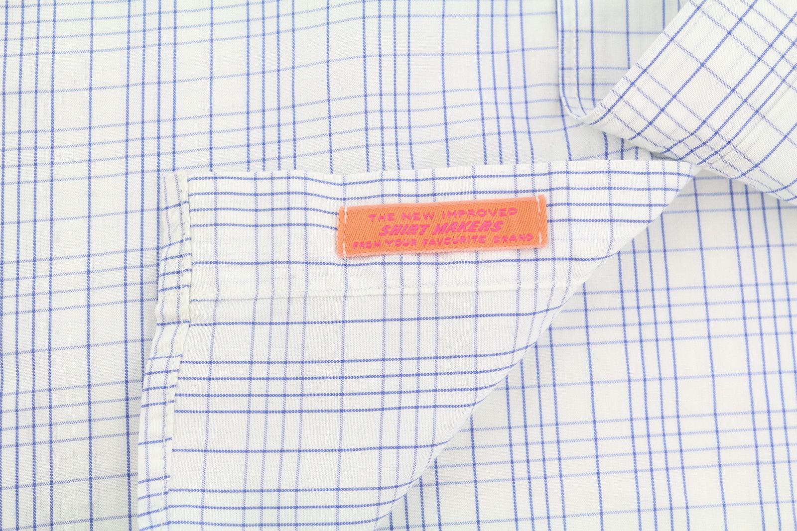 Scotch & Soda S White Plaid Cotton Button-Up Spread Shirt 89046 Size US S / EU 44-46 / 1 - 8 Thumbnail