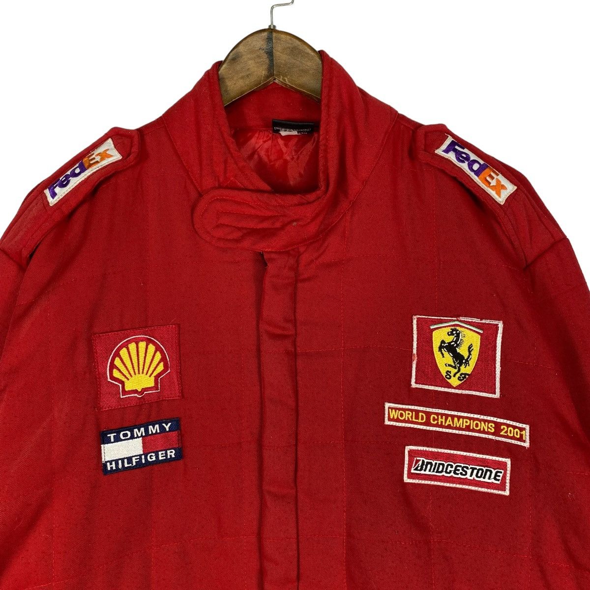 Ferrari × Vintage Vintage 1999 Ferrari Formula 1 Bomber Jacket Size US L / EU 52-54 / 3 - 5 Thumbnail
