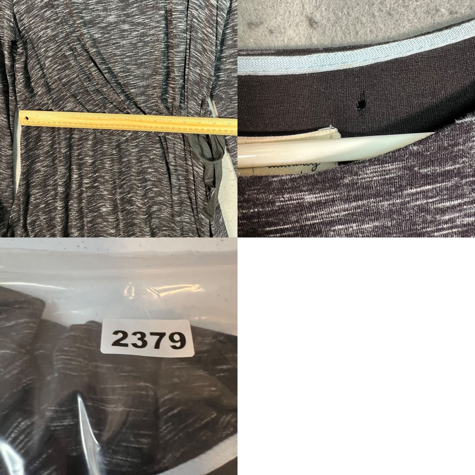 Anthropologie Saturday Sunday Anthropologie Dark Gray Heathered Long Sleeve Dress M Women Knee Length Size M / US 6-8 / IT 42-44 - 8 Thumbnail