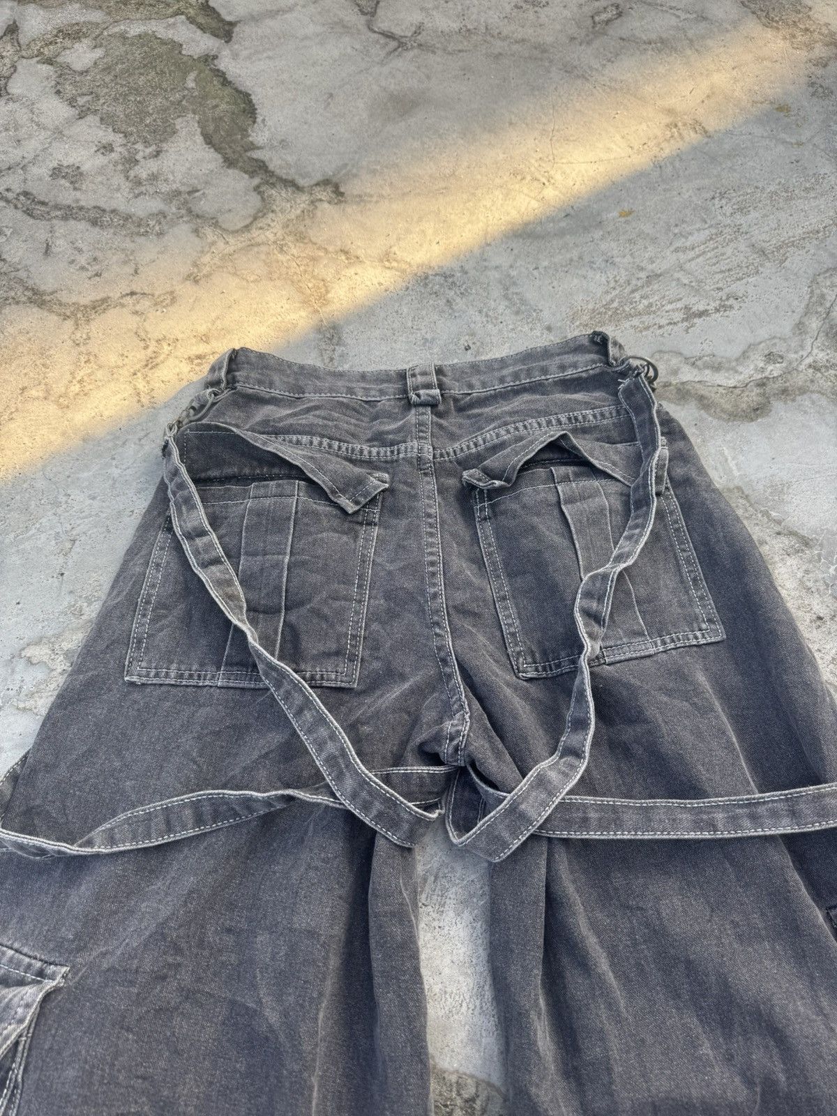 Japanese Brand 🔥JAPANESE BRAND🔥Bondage Punk Flare Bootcut Cargo Pants Size US 30 / EU 46 - 8 Thumbnail