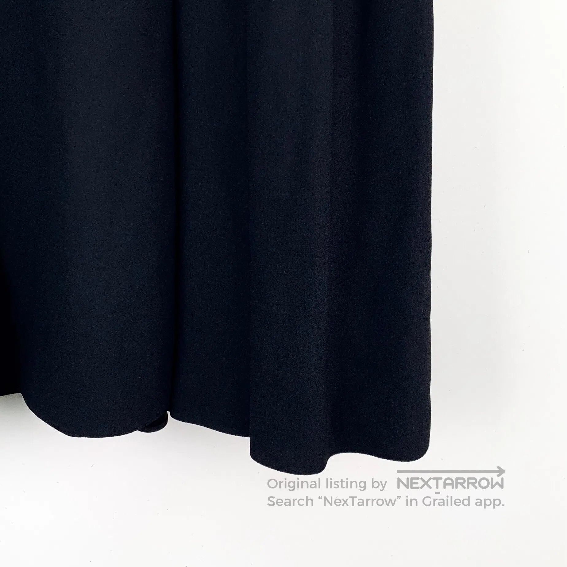 Prada Prada size S Black casual half long skirt| Size 37" - 4 Thumbnail