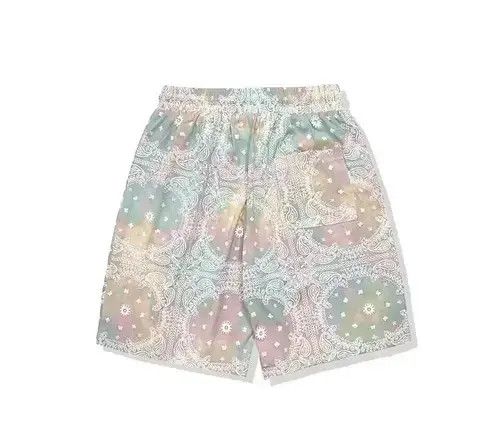 Japanese Brand 21SS Tokyo Union Multi Color Bandana Paisley Sweat Shorts Size US 32 / EU 48 - 2 Thumbnail