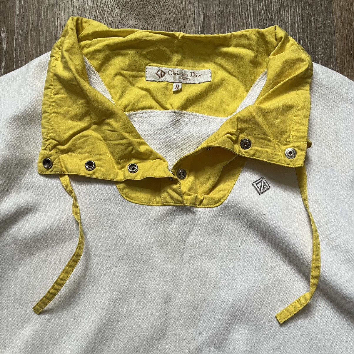 Dior vintage christian dior 1/4 button up sweatshirt Size US M / EU 48-50 / 2 - 3 Thumbnail
