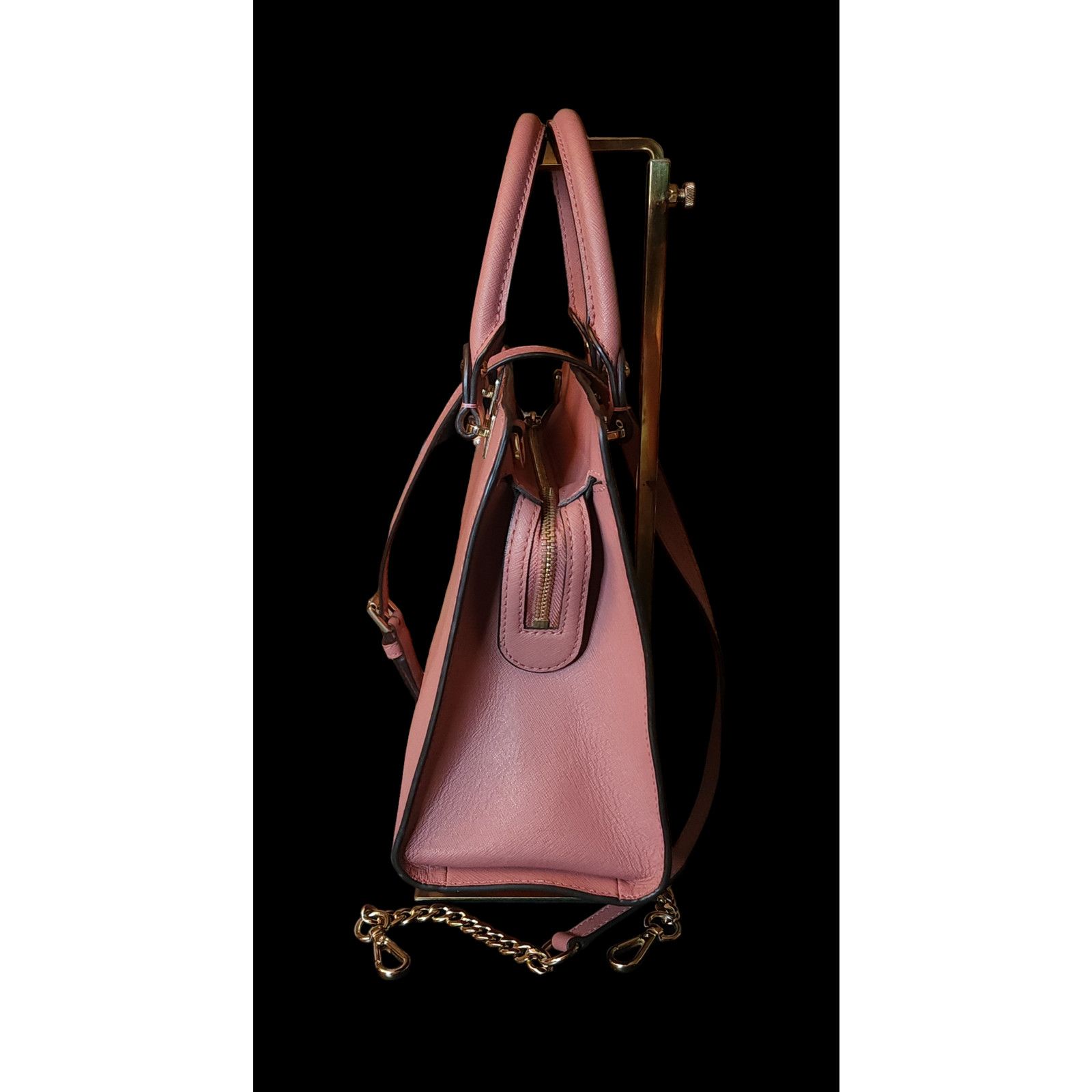 Michael Kors MICHAEL KORS Quinn saffiano leather medium satchel crossbody Size ONE SIZE - 9 Thumbnail