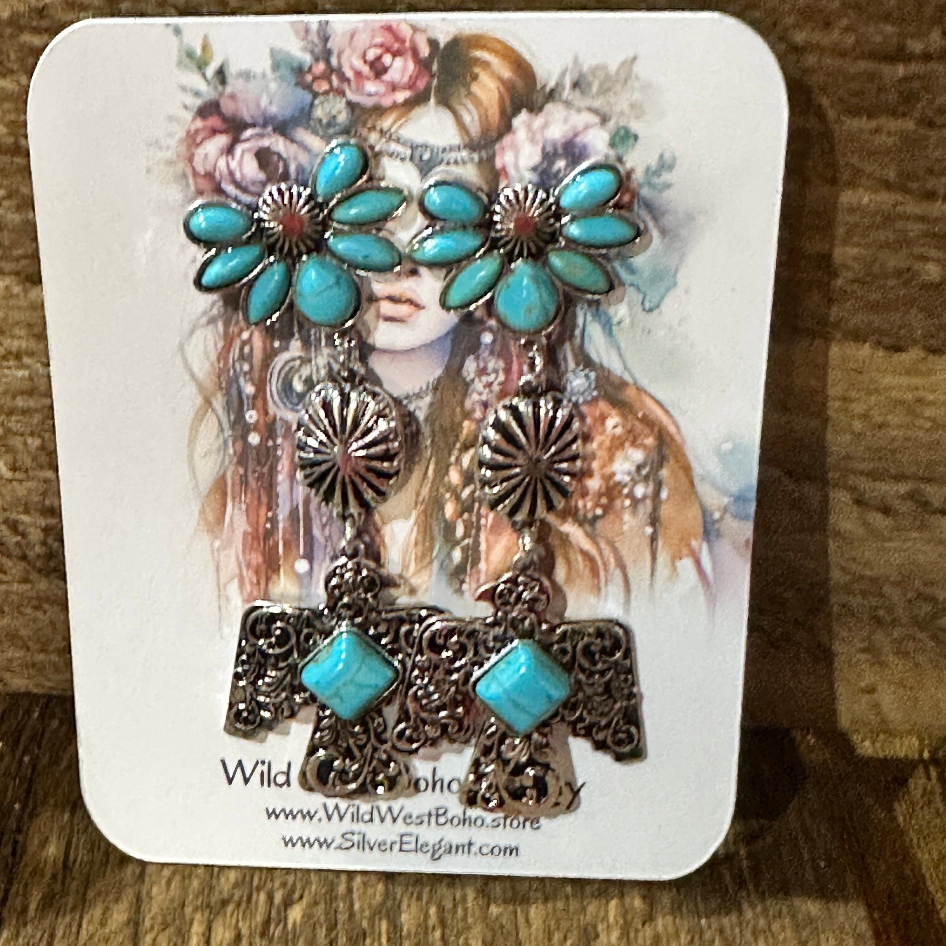 Other Navajo Thunderbirds & Turquoise: Enchanting Three Charm Dang Size ONE SIZE - 7 Thumbnail