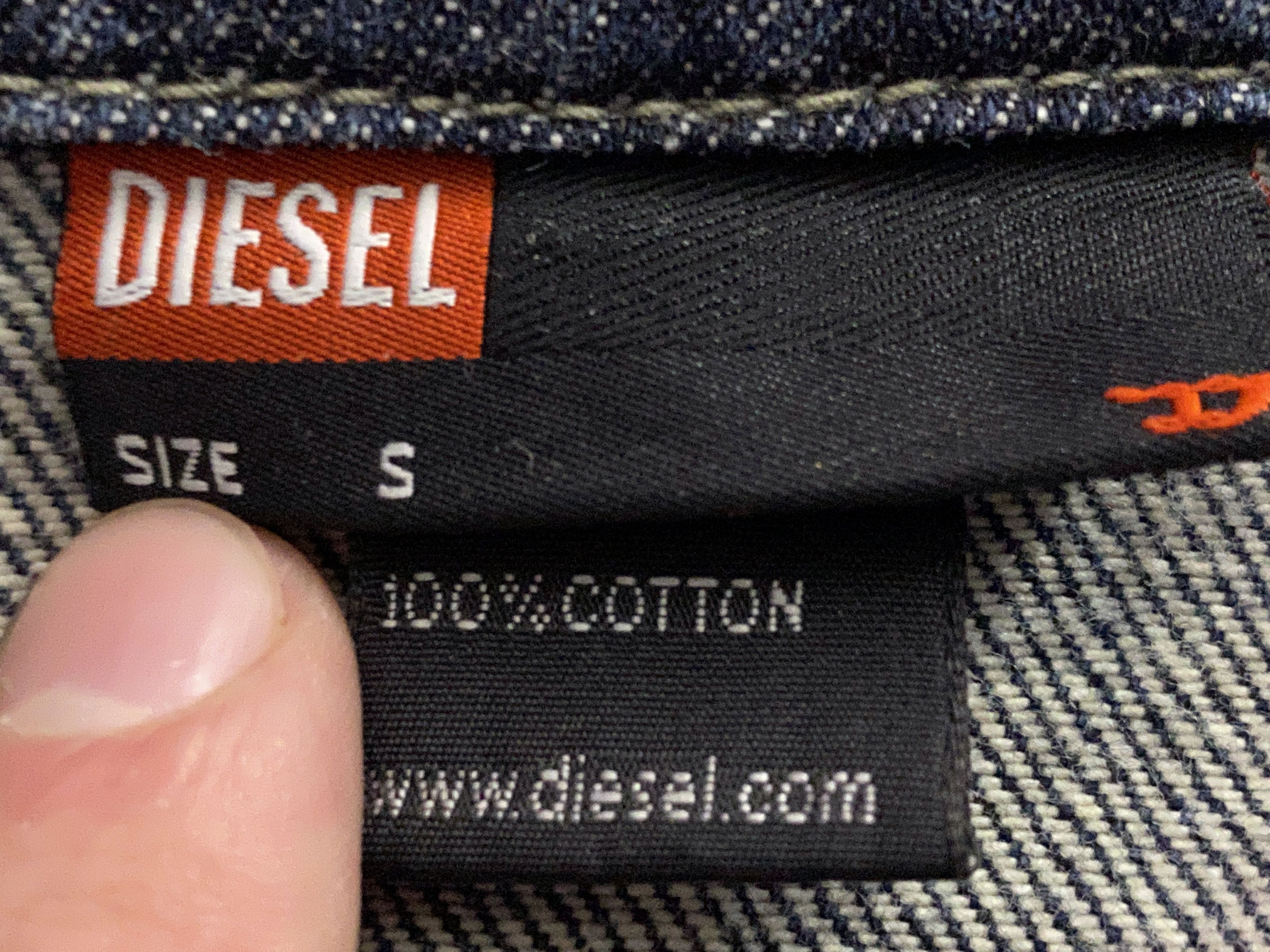 Diesel × Vintage Diesel Denim Jacket Vintage Women's Jean Jacket - Size S Size S / US 4 / IT 40 - 5 Thumbnail