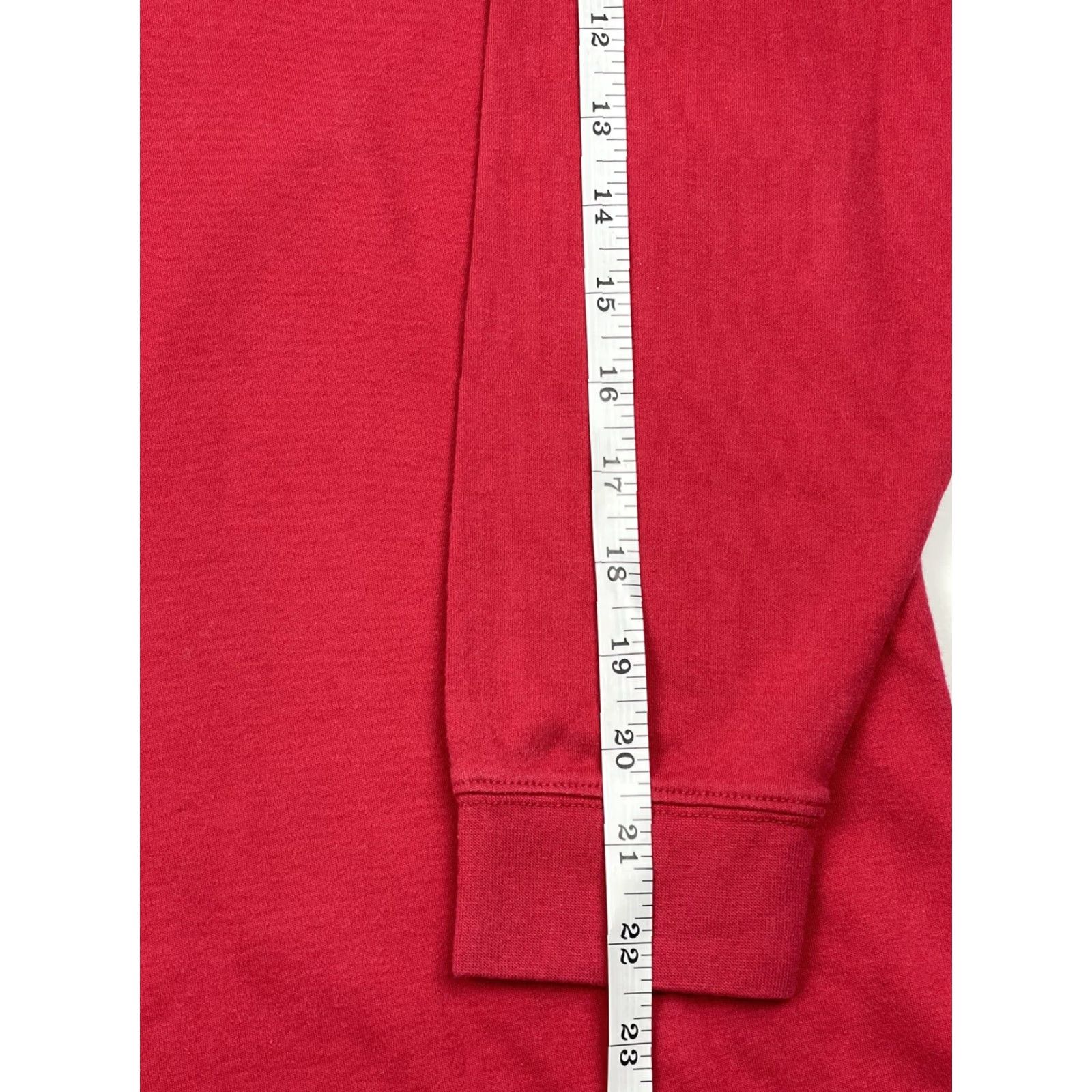 Vintage VINTAGE LL Bean Mens Stretch Mock Neck Long Sleeve Base Layer Shirt Activewear Red L Size US L / EU 52-54 / 3 - 7 Thumbnail