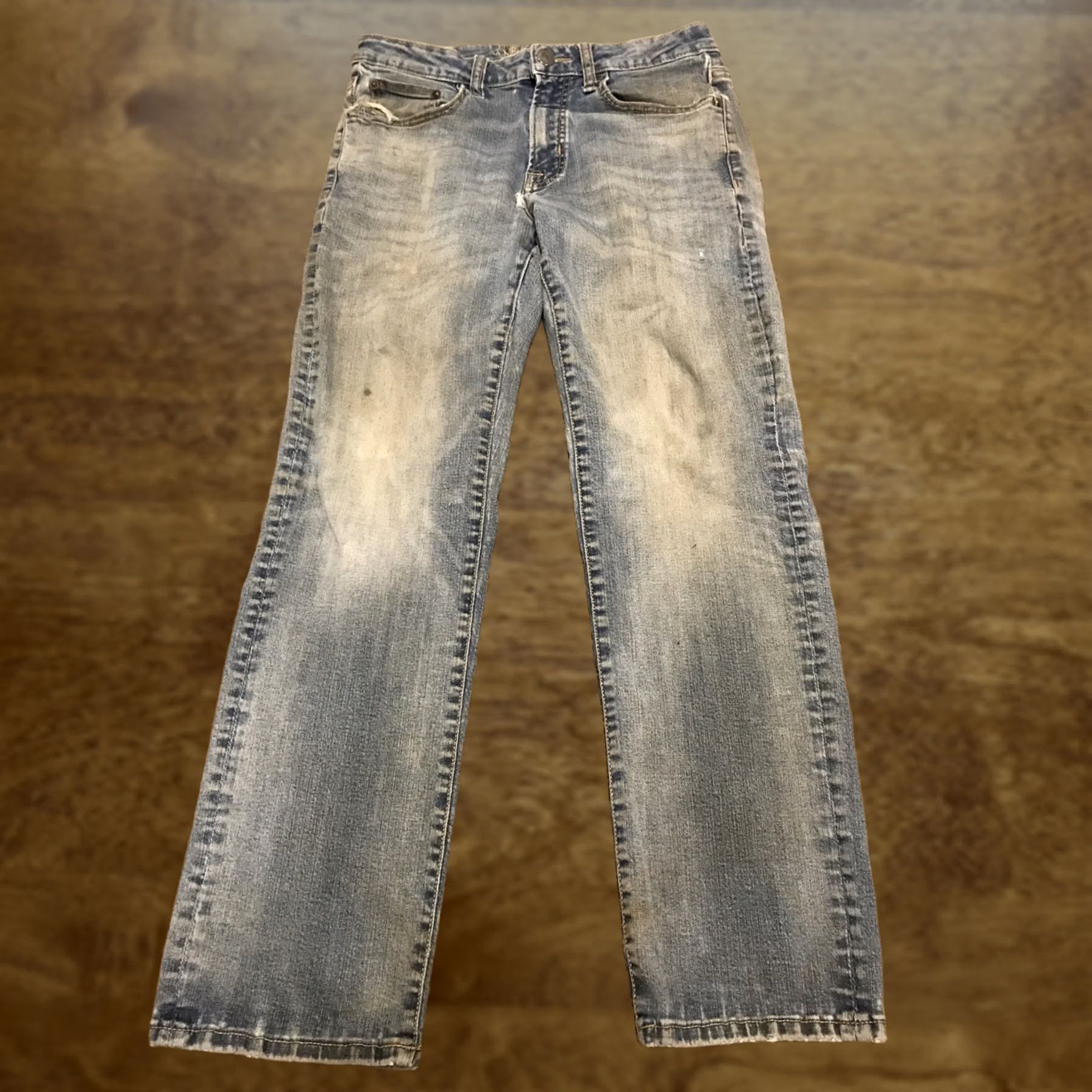 American Eagle Outfitters American Eagle Outfitters Jeans Straight Mens 31x30 Cotton Denim Blue A2 Size US 31 - 1 Thumbnail