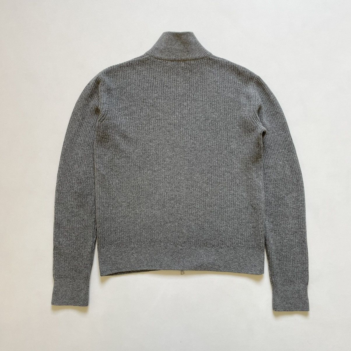 Dries Van Noten Ribbed Knit Wool Zip Drivers Cardigan Size US S / EU 44-46 / 1 - 13 Thumbnail