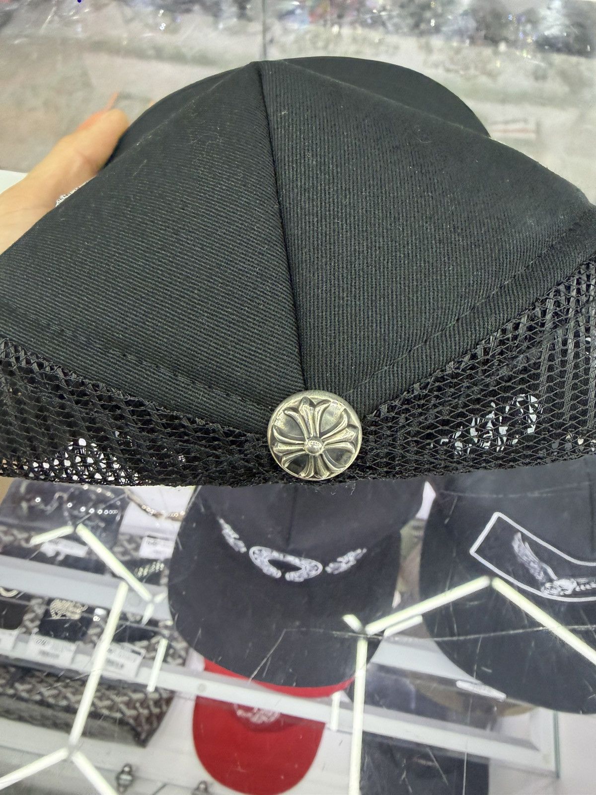 Chrome Hearts Chrome Hearts Las Vegas Trucker Snapback Hat Size ONE SIZE - 2 Thumbnail