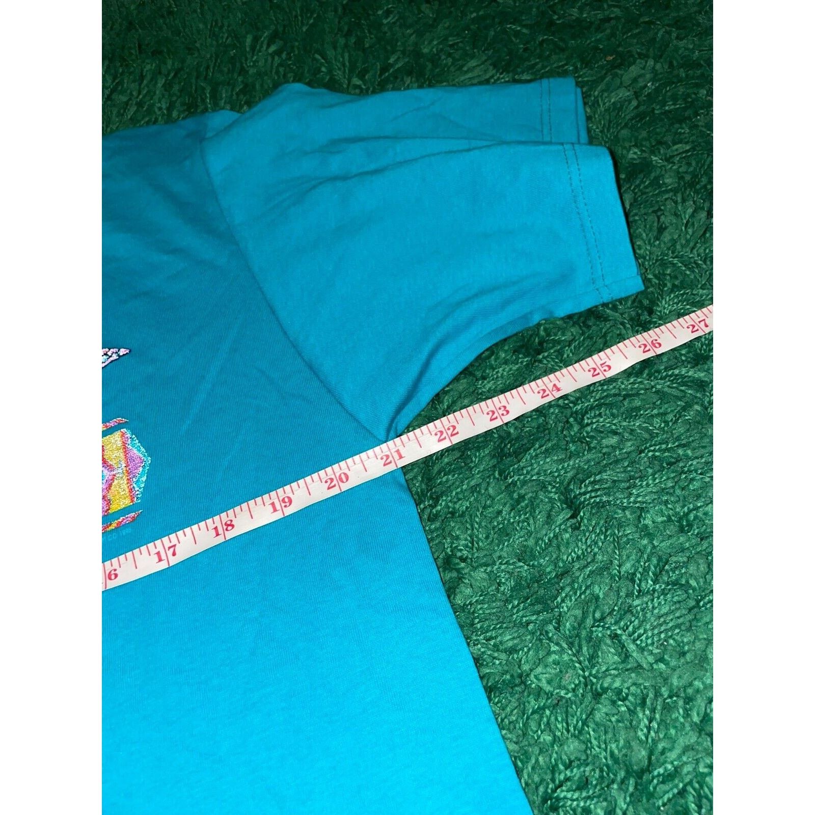 Jerzees Vintage Native American Shirt Montana Teal Tee VTG 90s Large Size US L / EU 52-54 / 3 - 10 Thumbnail