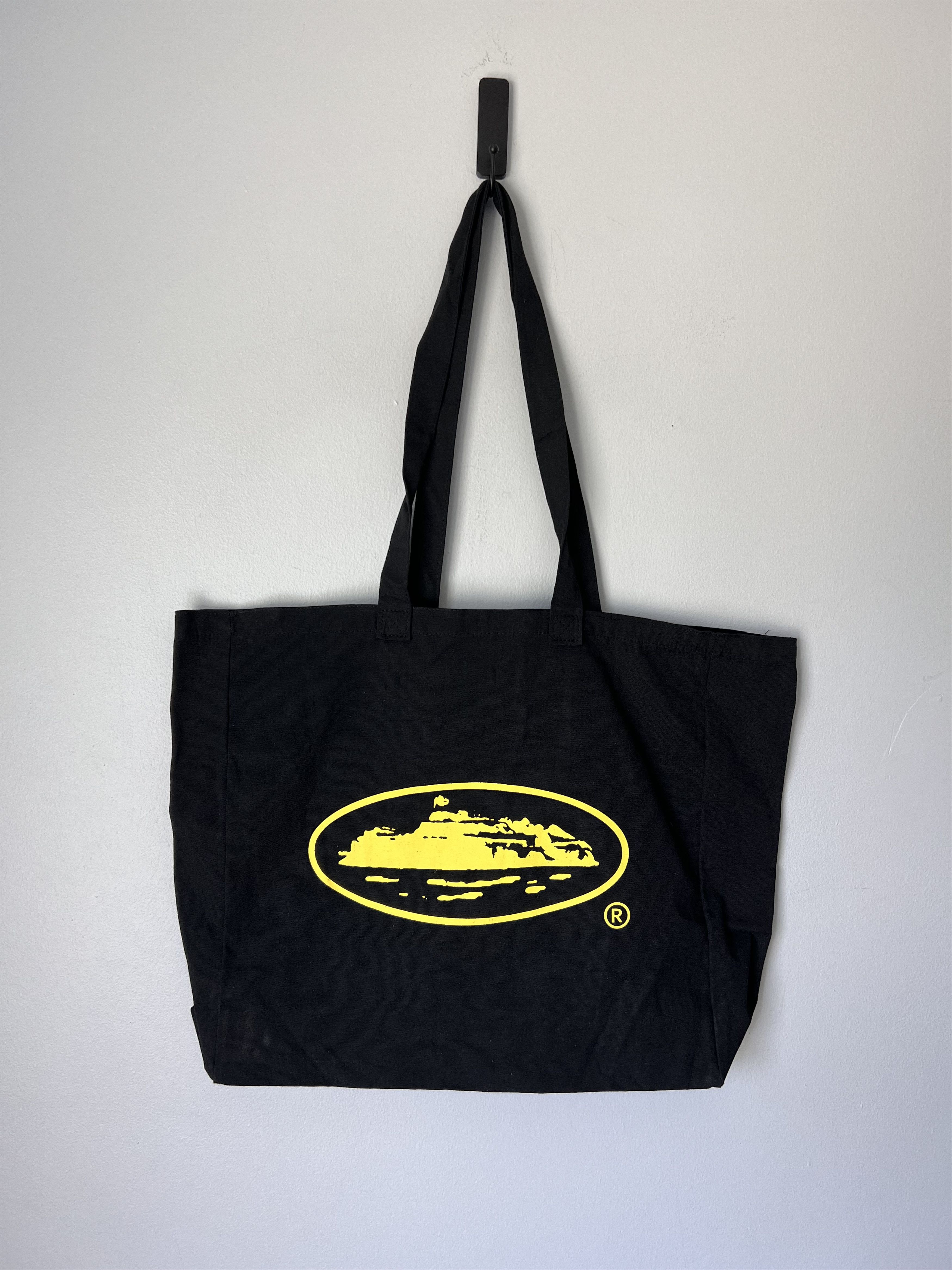 Corteiz Tote Bag In Black, Men's