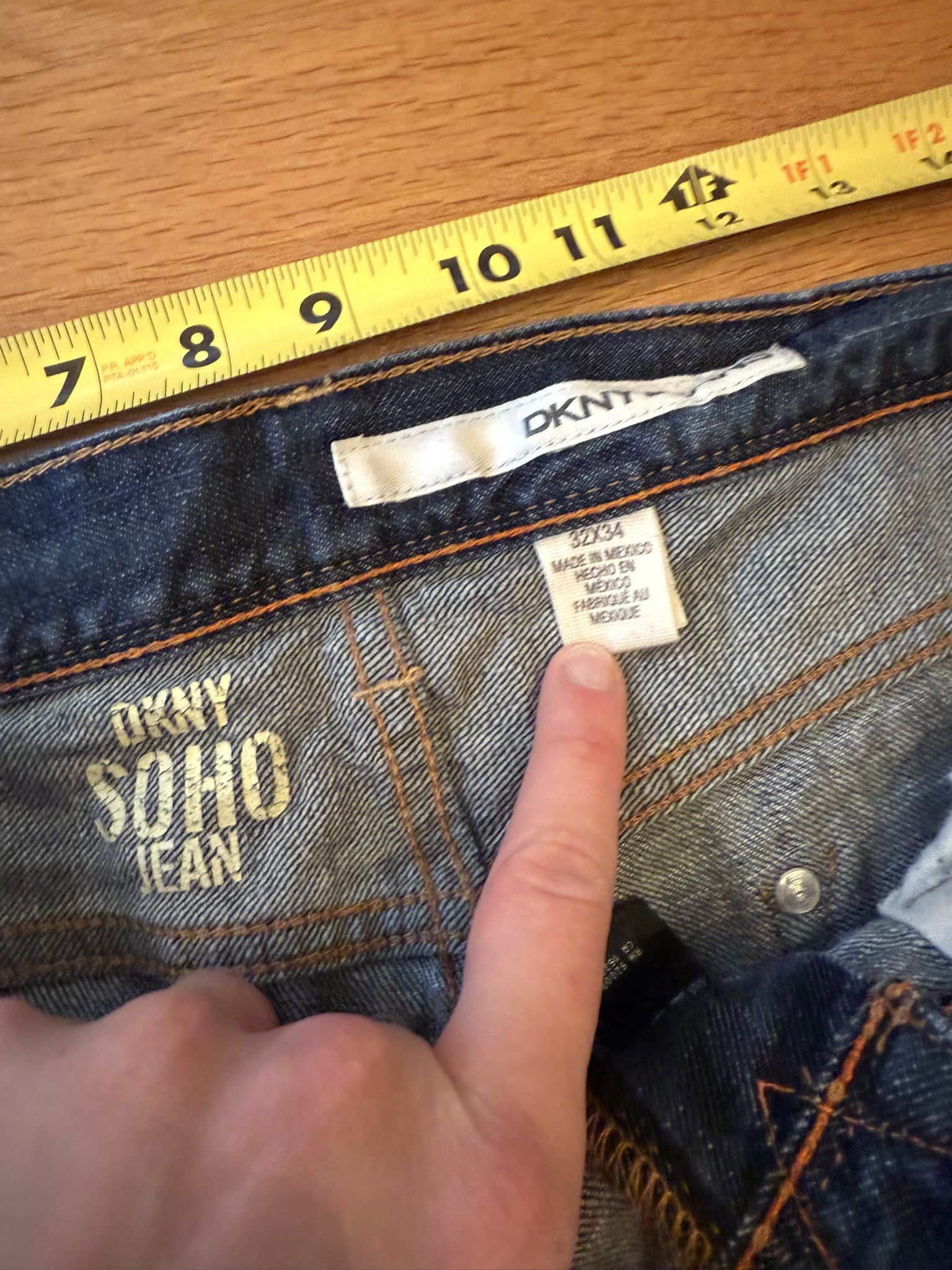 DKNY DKNY Soho Jeans 32x34 Size US 32 / EU 48 - 3 Thumbnail