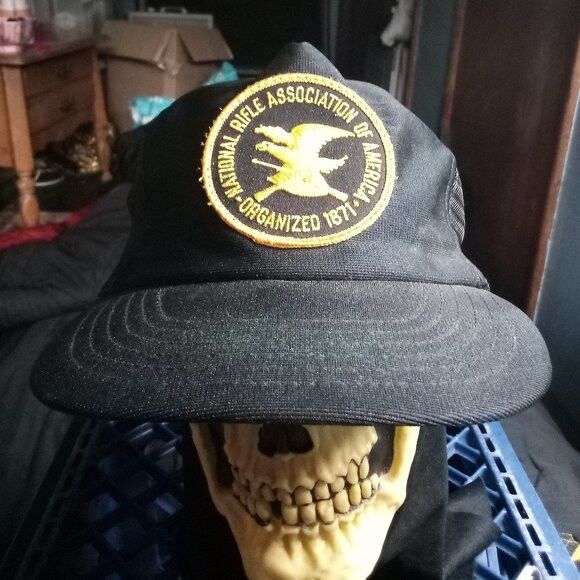 Other Vintage National Rifle Association Patch Snap Trucker Hat Size ONE SIZE - 1 Thumbnail
