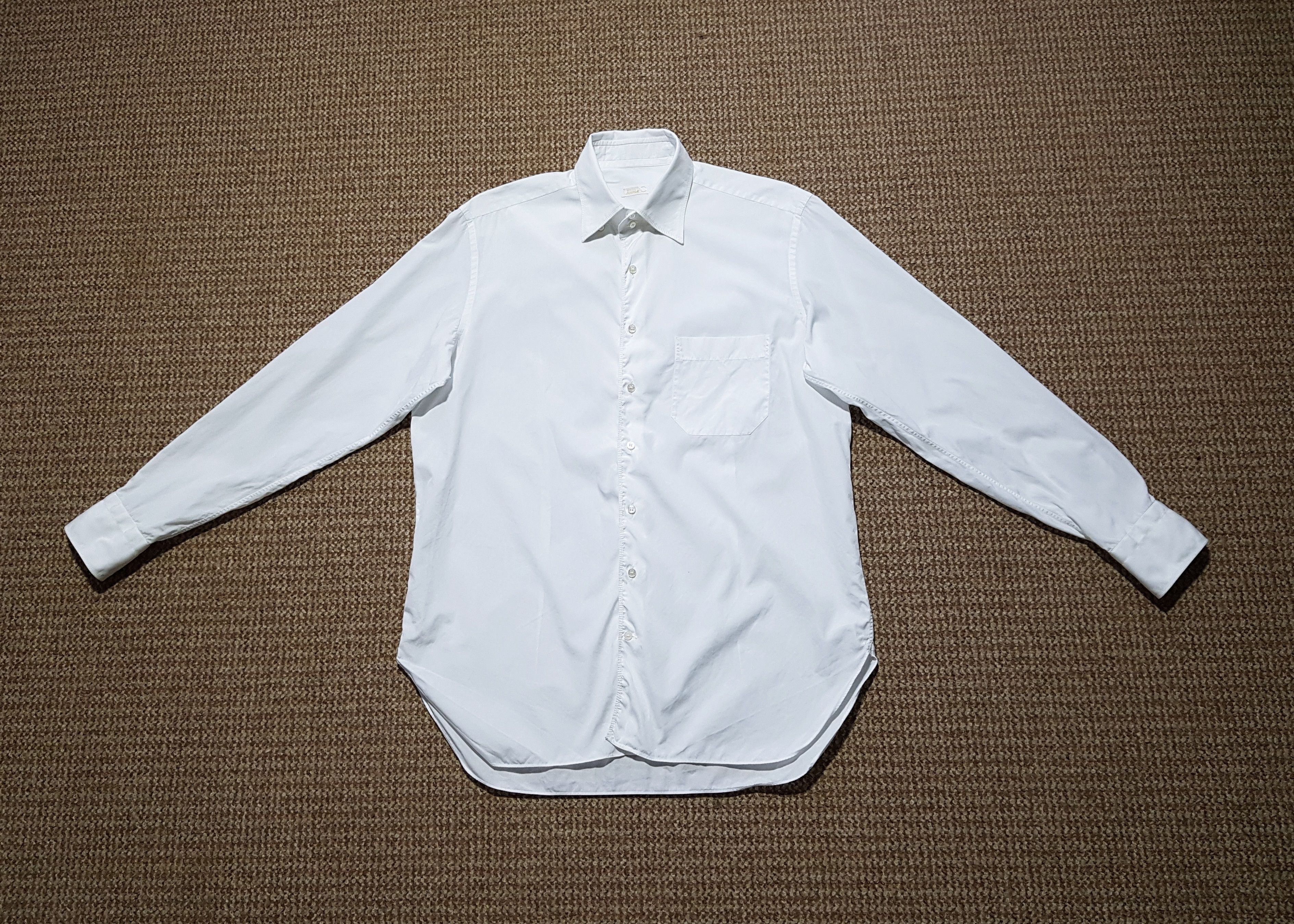 Zilli Zilli White Formal Shirt Long Sleeve Luxury Size US L / EU 52-54 / 3 - 1 Thumbnail
