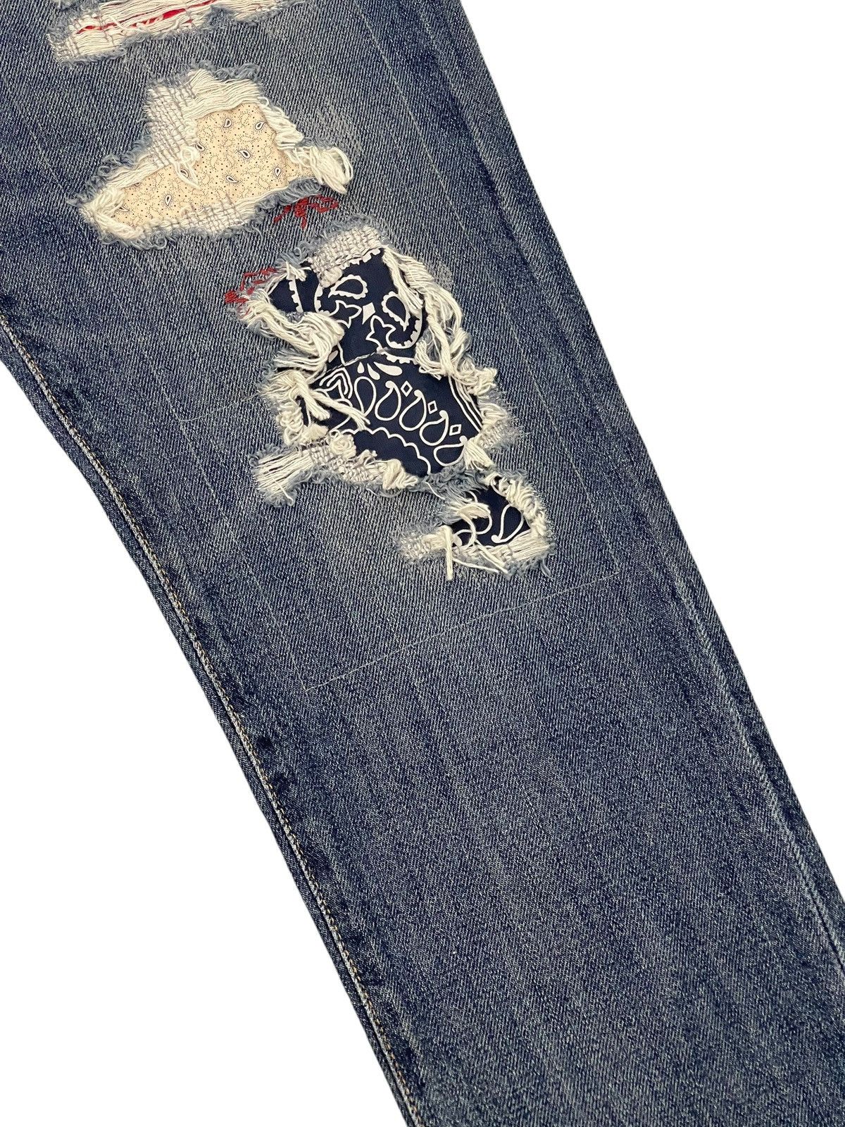 Polo Ralph Lauren New Patchwork Jeans Polo Ralph Lauren Slim Tapered Size US 27 - 5 Thumbnail