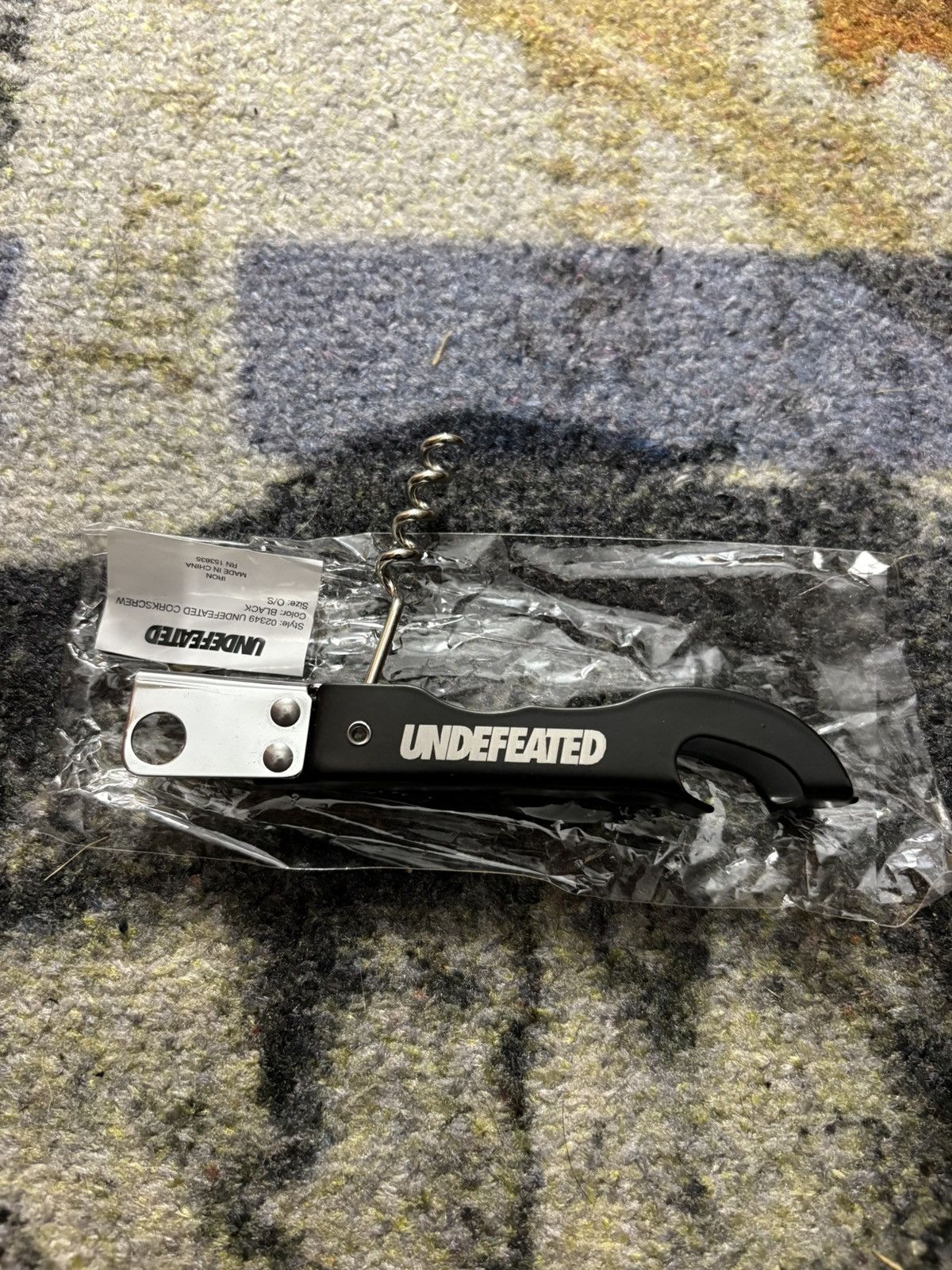 Undefeated Undefeated Corkscrew Bottle Opener Size ONE SIZE - 1 Thumbnail
